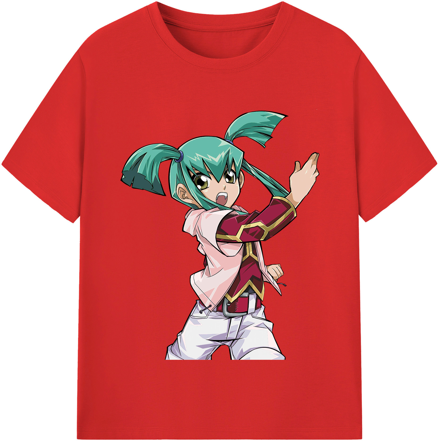 （画像用） 遊☆戯☆王 Yu-Gi-Oh! レディースカジュアルプリントTシャツ（綿100％）