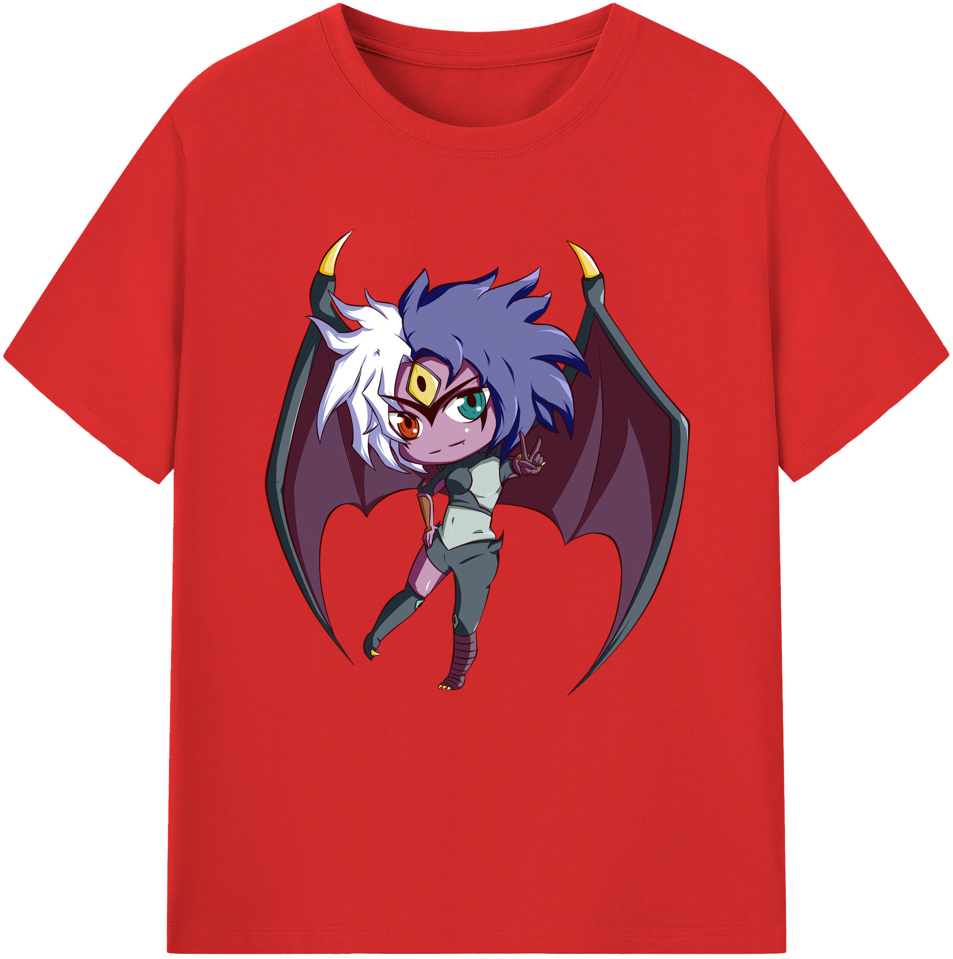 （画像用） 遊☆戯☆王 Yu-Gi-Oh! レディースカジュアルプリントTシャツ（綿100％）