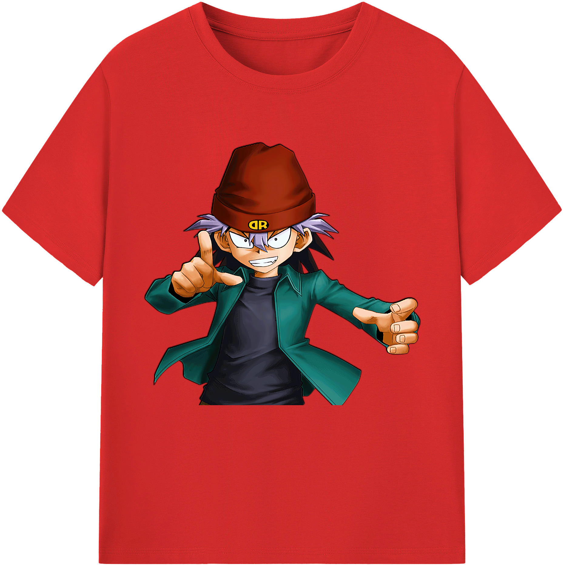 （画像用） 遊☆戯☆王 Yu-Gi-Oh! レディースカジュアルプリントTシャツ（綿100％）
