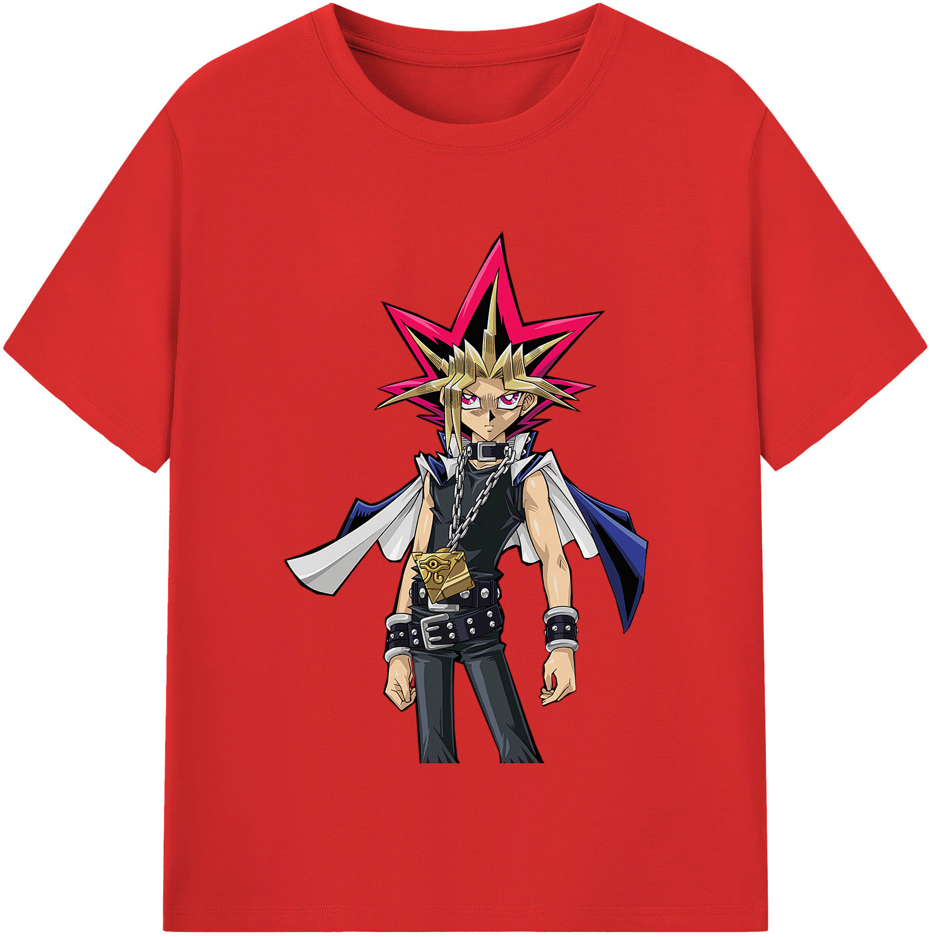 （画像用） 遊☆戯☆王 Yu-Gi-Oh! レディースカジュアルプリントTシャツ（綿100％）