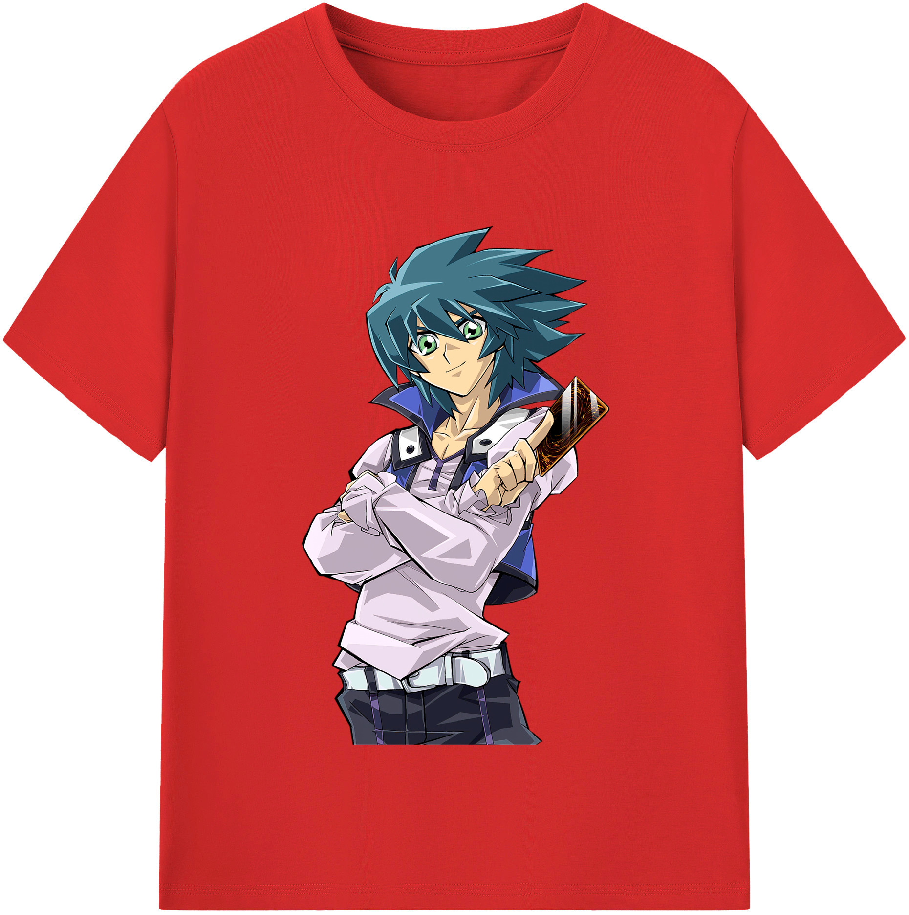 （画像用） 遊☆戯☆王 Yu-Gi-Oh! レディースカジュアルプリントTシャツ（綿100％）