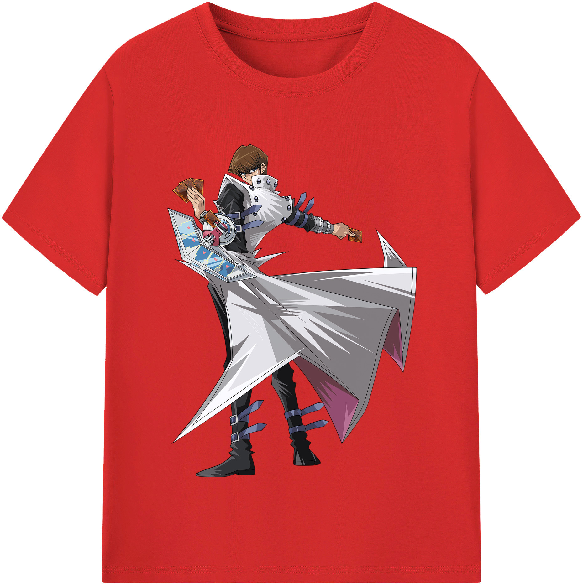 （画像用） 遊☆戯☆王 Yu-Gi-Oh! レディースカジュアルプリントTシャツ（綿100％）
