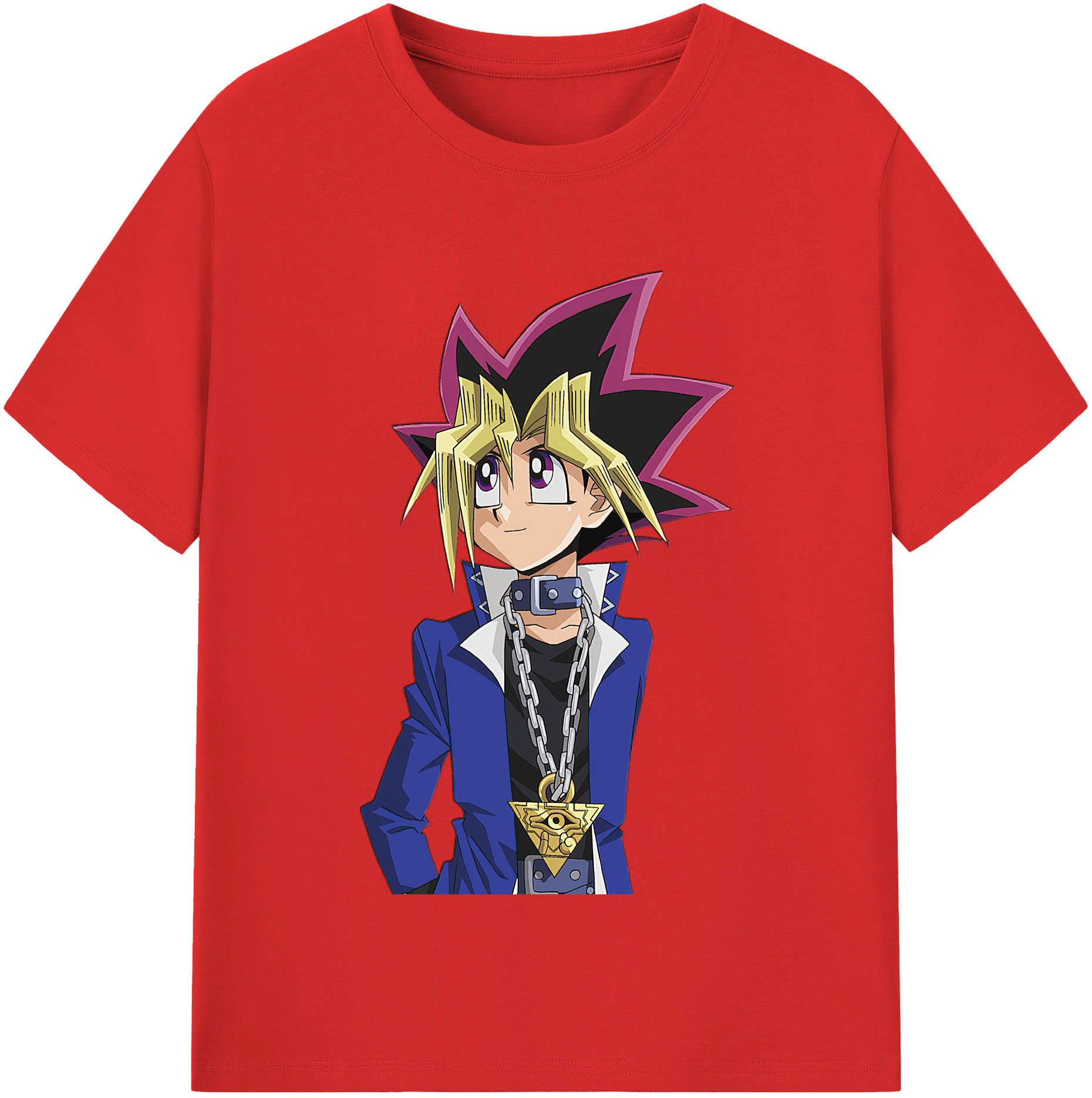（画像用） 遊☆戯☆王 Yu-Gi-Oh! レディースカジュアルプリントTシャツ（綿100％）