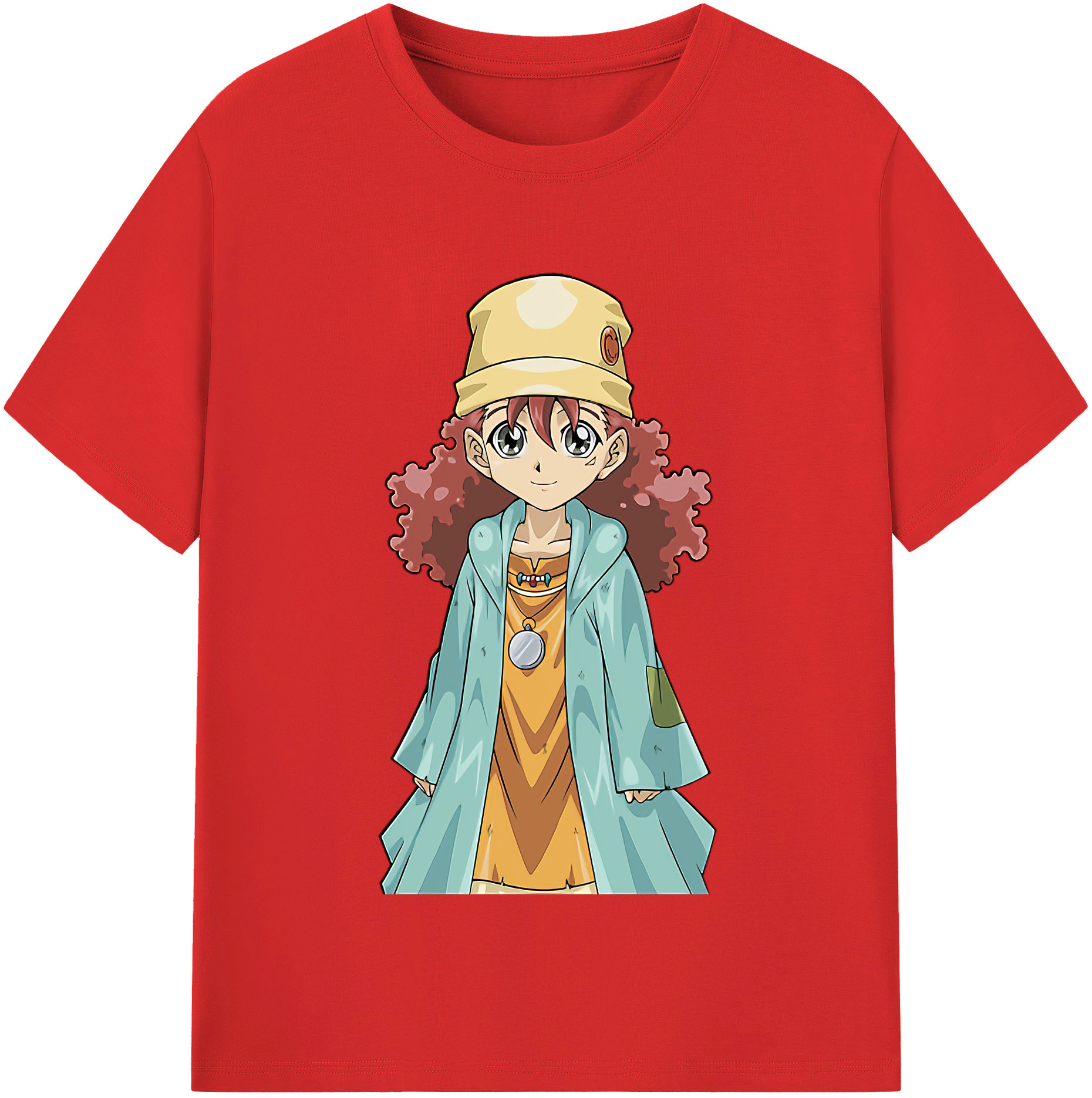 （画像用） 遊☆戯☆王 Yu-Gi-Oh! レディースカジュアルプリントTシャツ（綿100％）