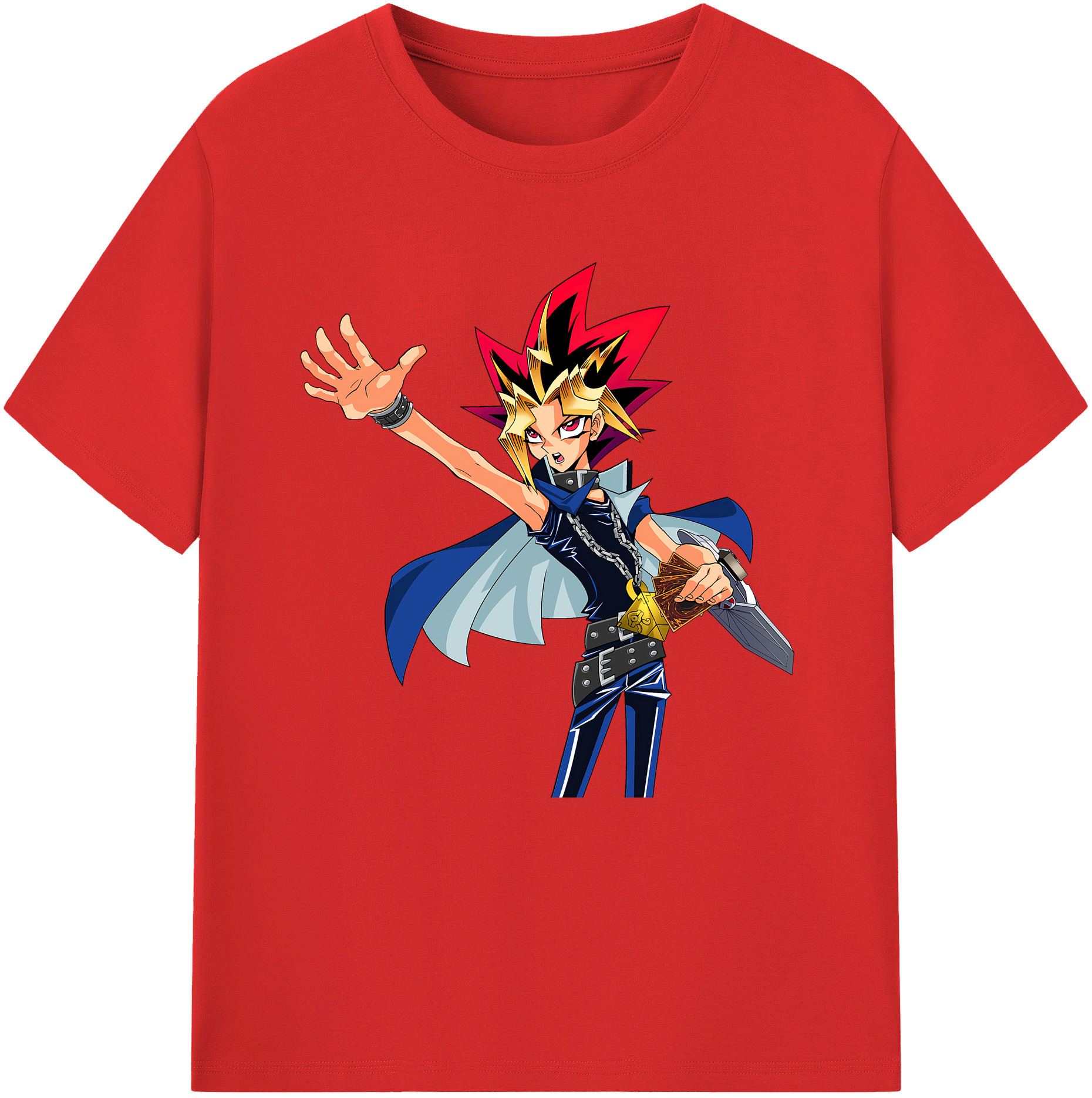 （画像用） 遊☆戯☆王 Yu-Gi-Oh! レディースカジュアルプリントTシャツ（綿100％）