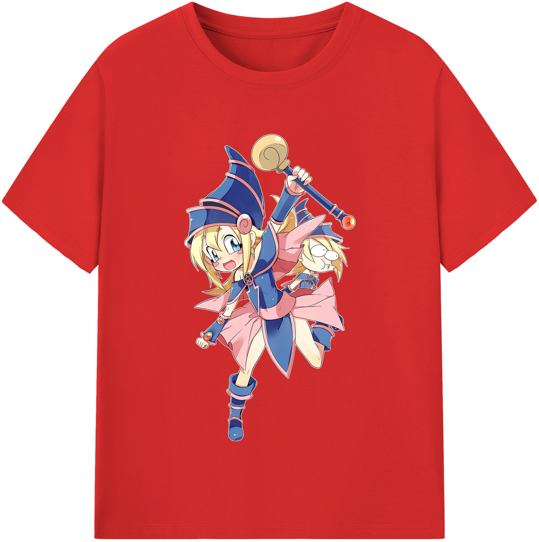 （画像用） 遊☆戯☆王 Yu-Gi-Oh! レディースカジュアルプリントTシャツ（綿100％）