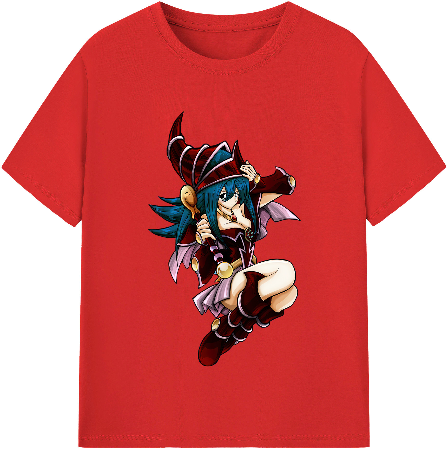 （画像用） 遊☆戯☆王 Yu-Gi-Oh! レディースカジュアルプリントTシャツ（綿100％）