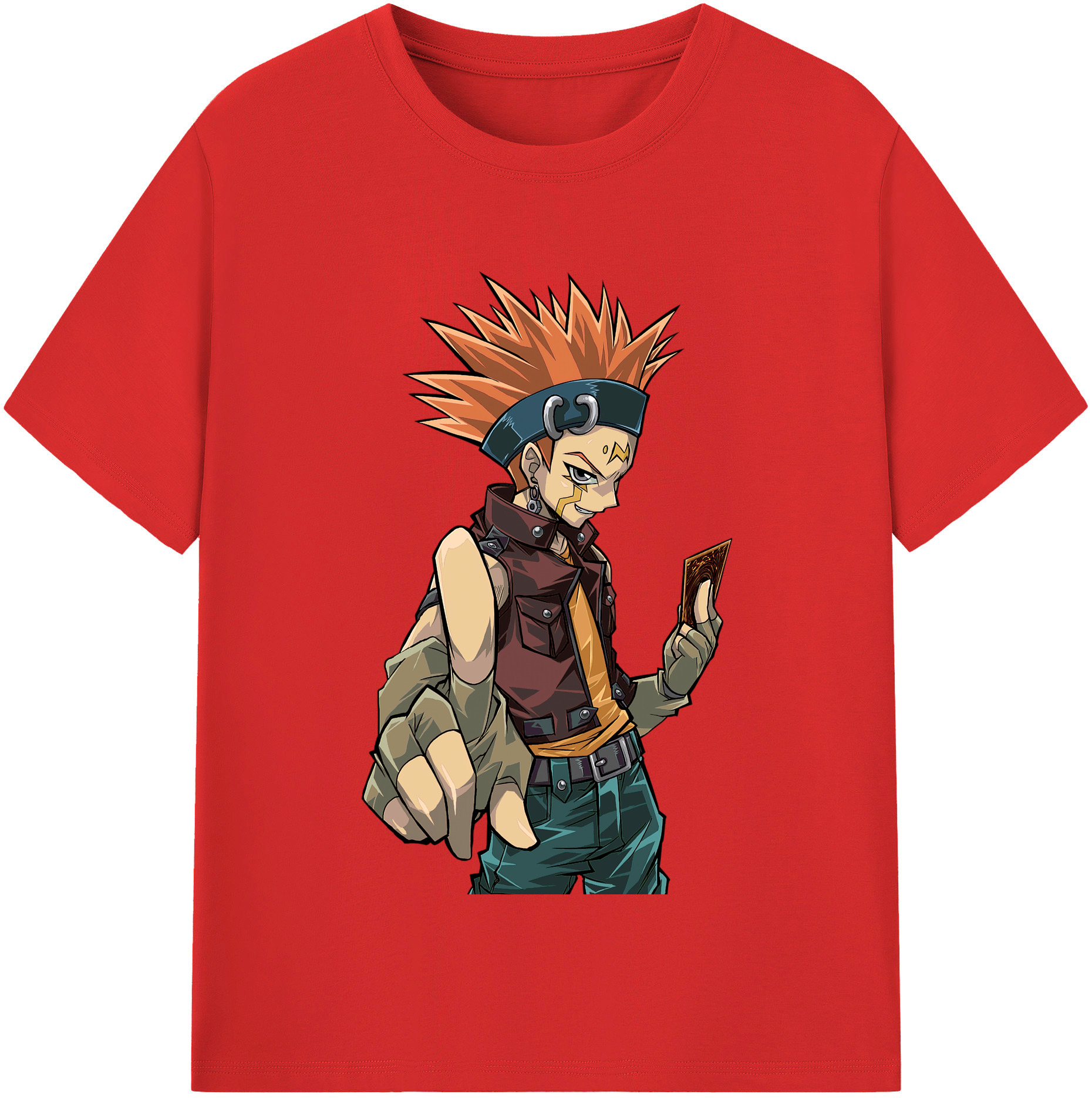 （画像用） 遊☆戯☆王 Yu-Gi-Oh! レディースカジュアルプリントTシャツ（綿100％）