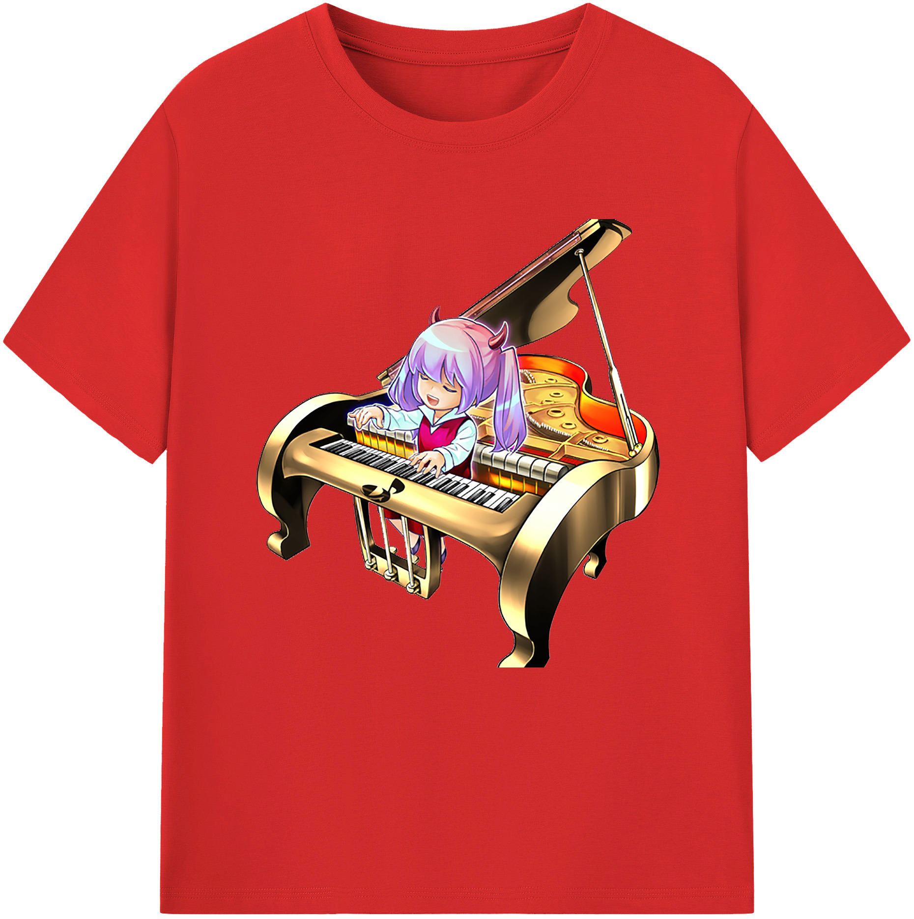（画像用） 遊☆戯☆王 Yu-Gi-Oh! レディースカジュアルプリントTシャツ（綿100％）