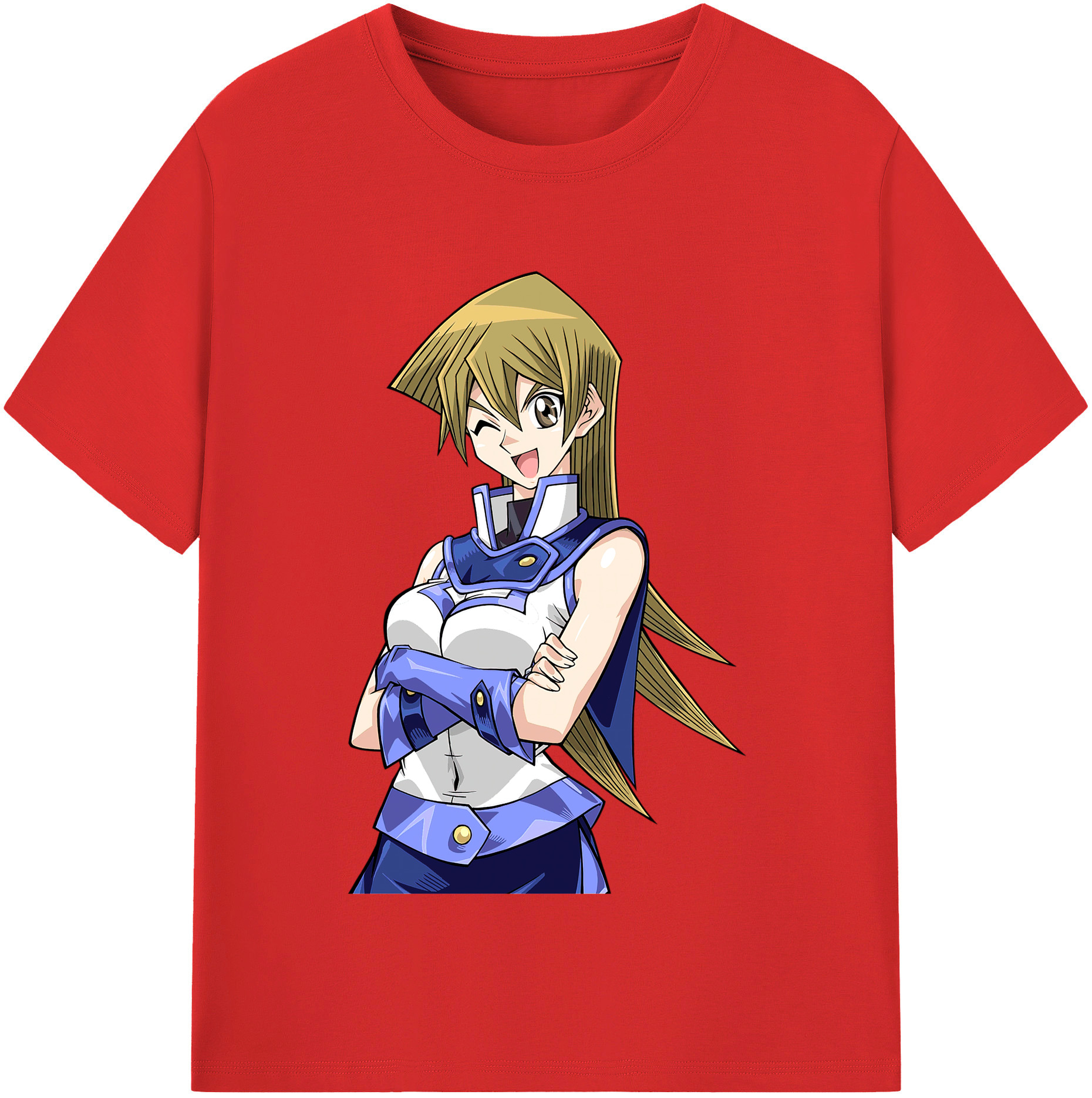 （画像用） 遊☆戯☆王 Yu-Gi-Oh! レディースカジュアルプリントTシャツ（綿100％）