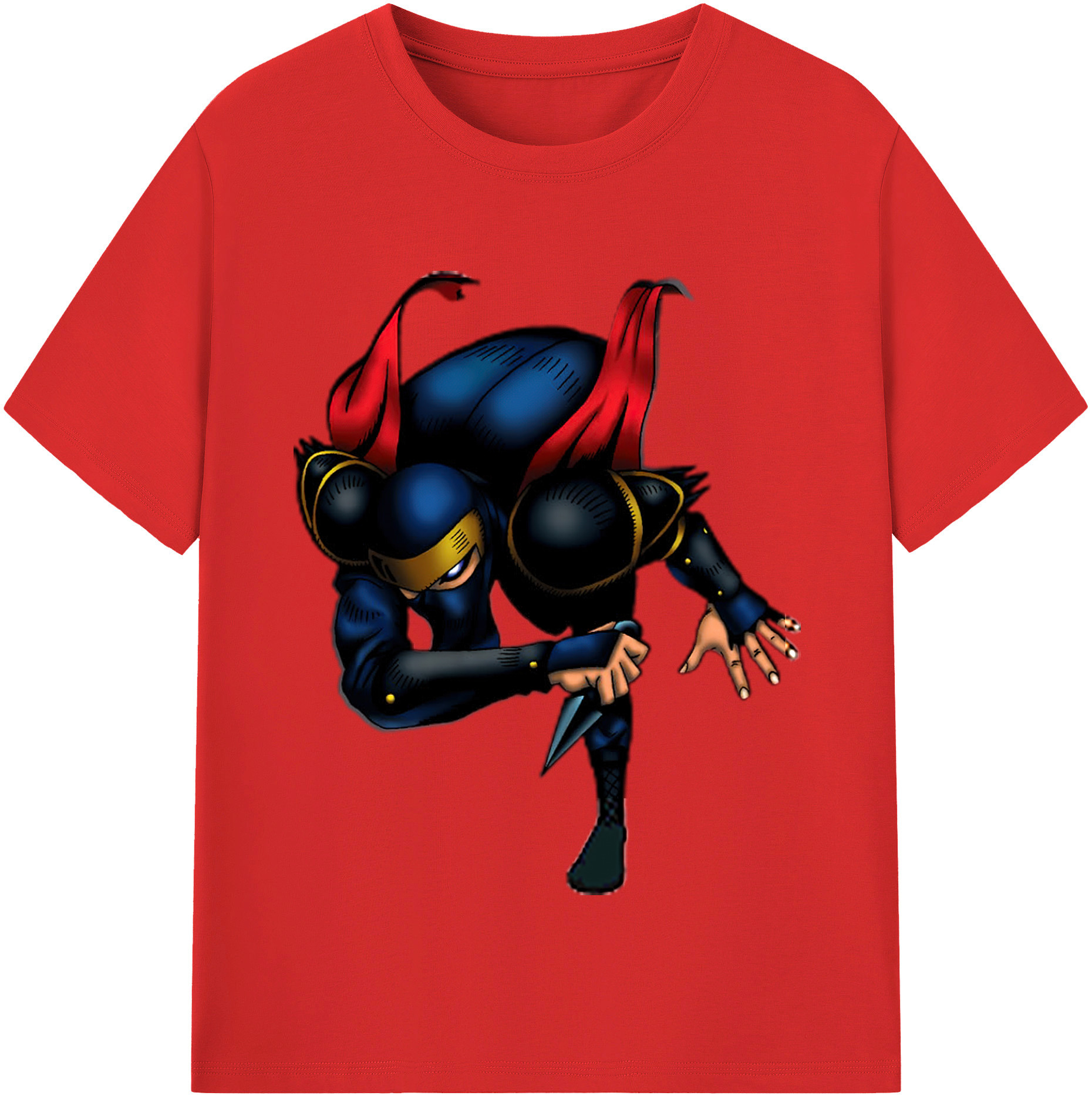 （画像用） 遊☆戯☆王 Yu-Gi-Oh! レディースカジュアルプリントTシャツ（綿100％）