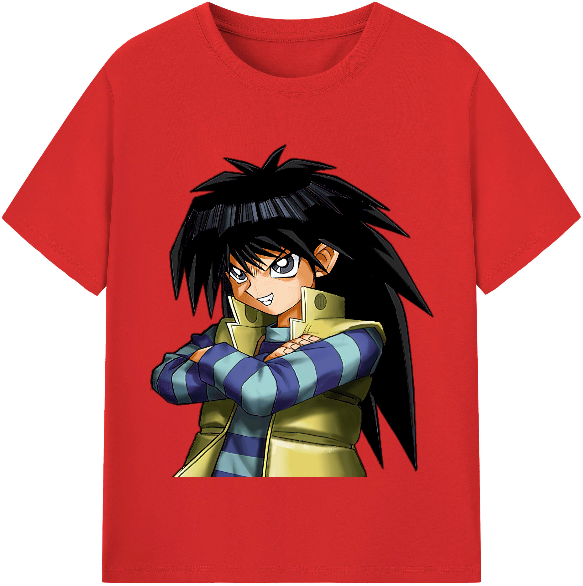 （画像用） 遊☆戯☆王 Yu-Gi-Oh! レディースカジュアルプリントTシャツ（綿100％）