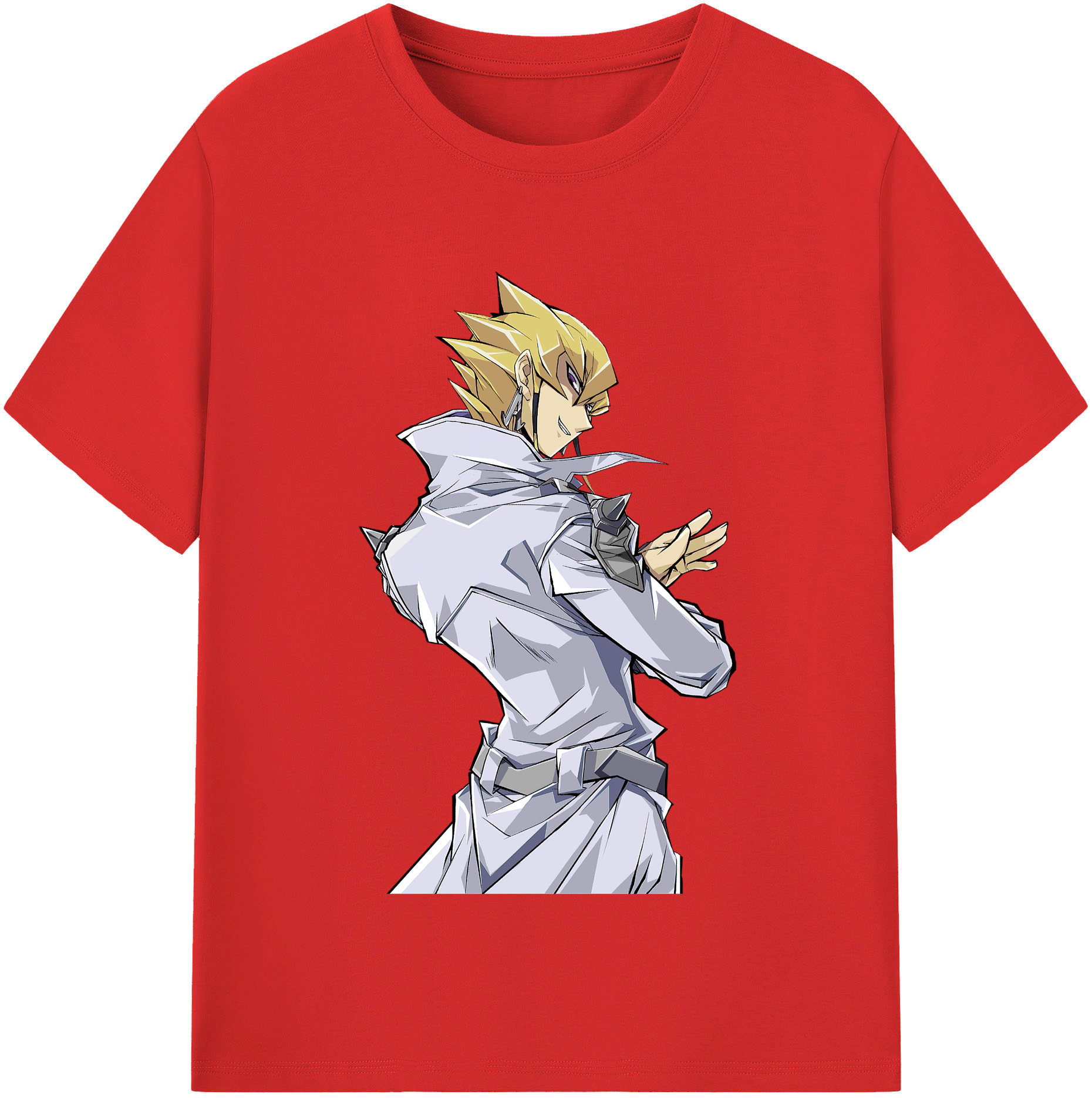 （画像用） 遊☆戯☆王 Yu-Gi-Oh! レディースカジュアルプリントTシャツ（綿100％）