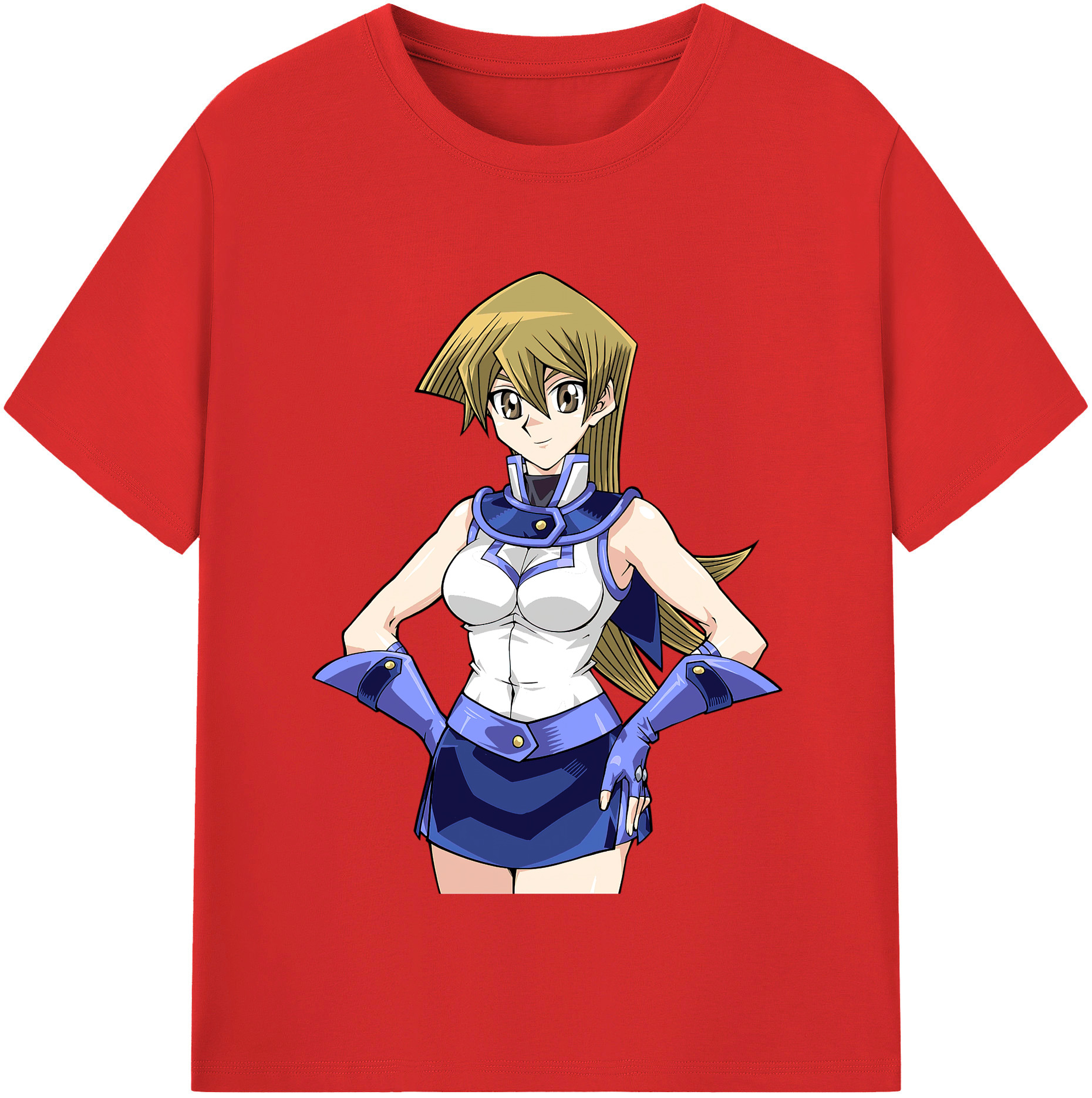 （画像用） 遊☆戯☆王 Yu-Gi-Oh! レディースカジュアルプリントTシャツ（綿100％）