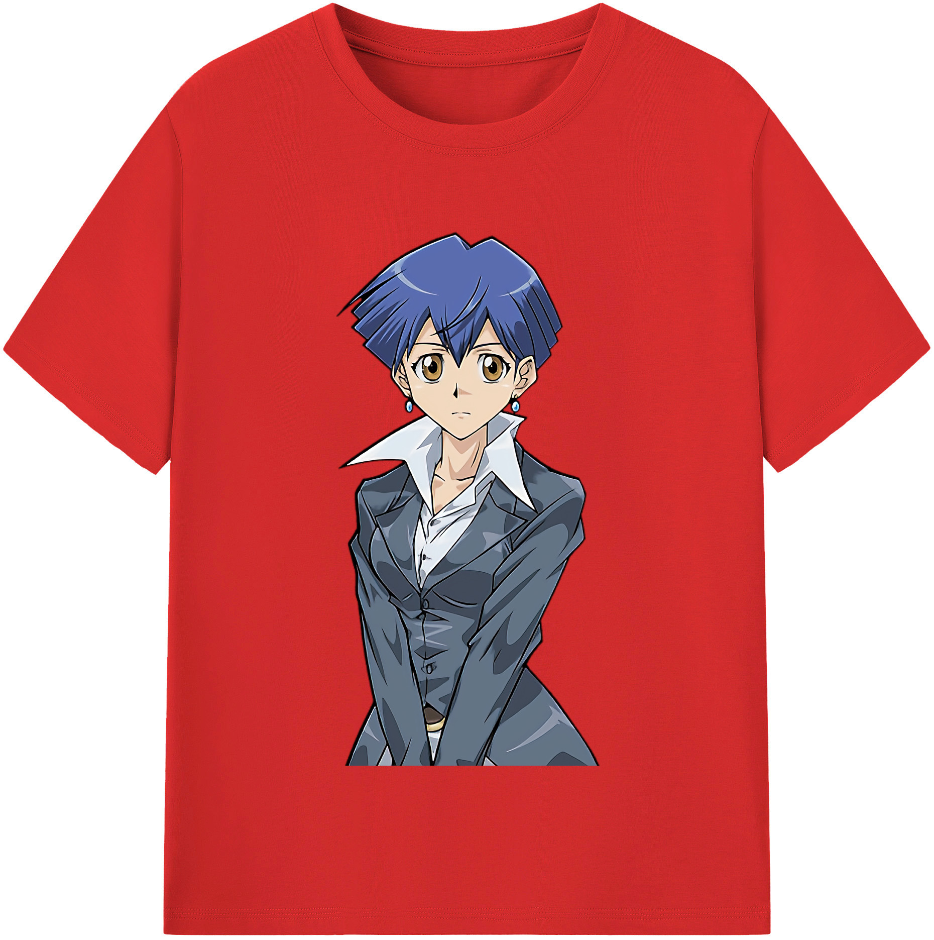 （画像用） 遊☆戯☆王 Yu-Gi-Oh! レディースカジュアルプリントTシャツ（綿100％）