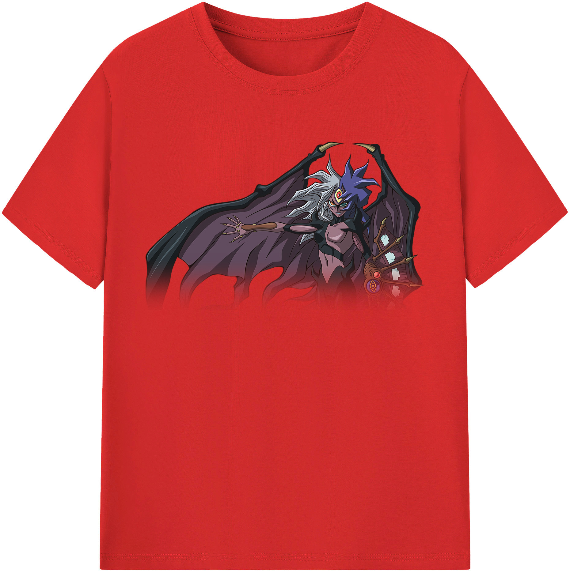 （画像用） 遊☆戯☆王 Yu-Gi-Oh! レディースカジュアルプリントTシャツ（綿100％）
