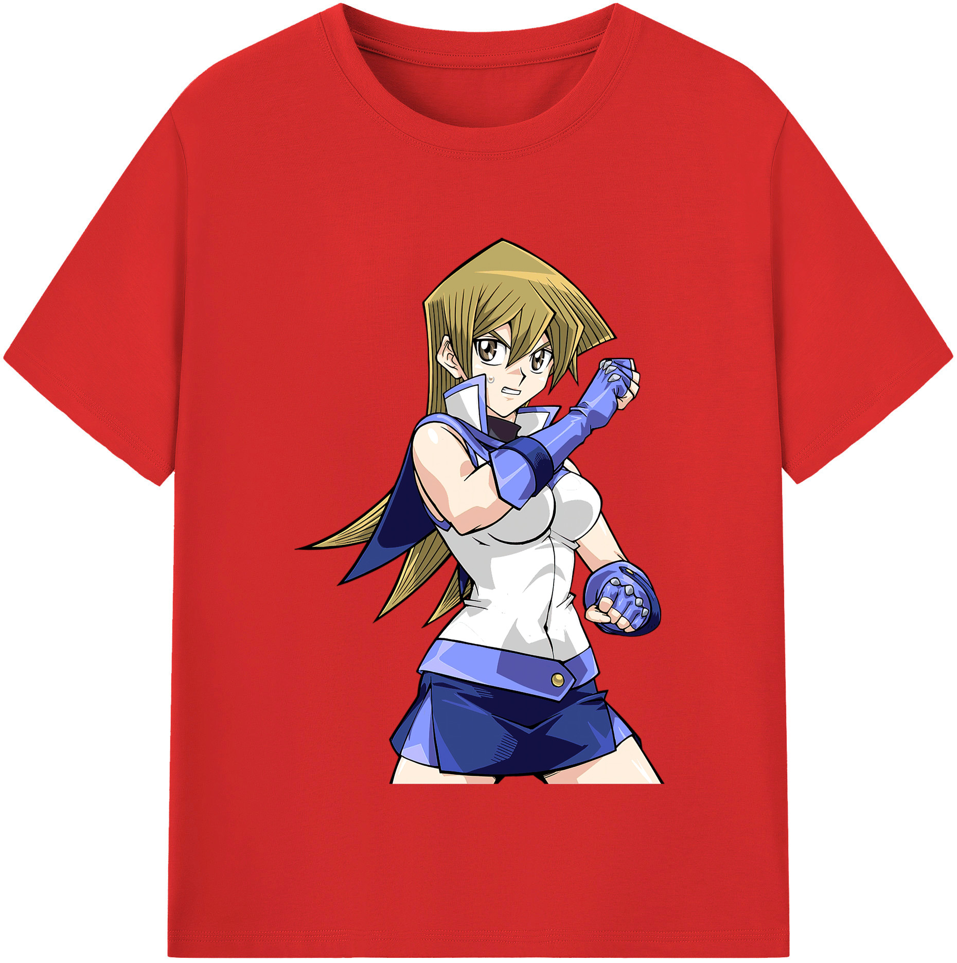 （画像用） 遊☆戯☆王 Yu-Gi-Oh! レディースカジュアルプリントTシャツ（綿100％）