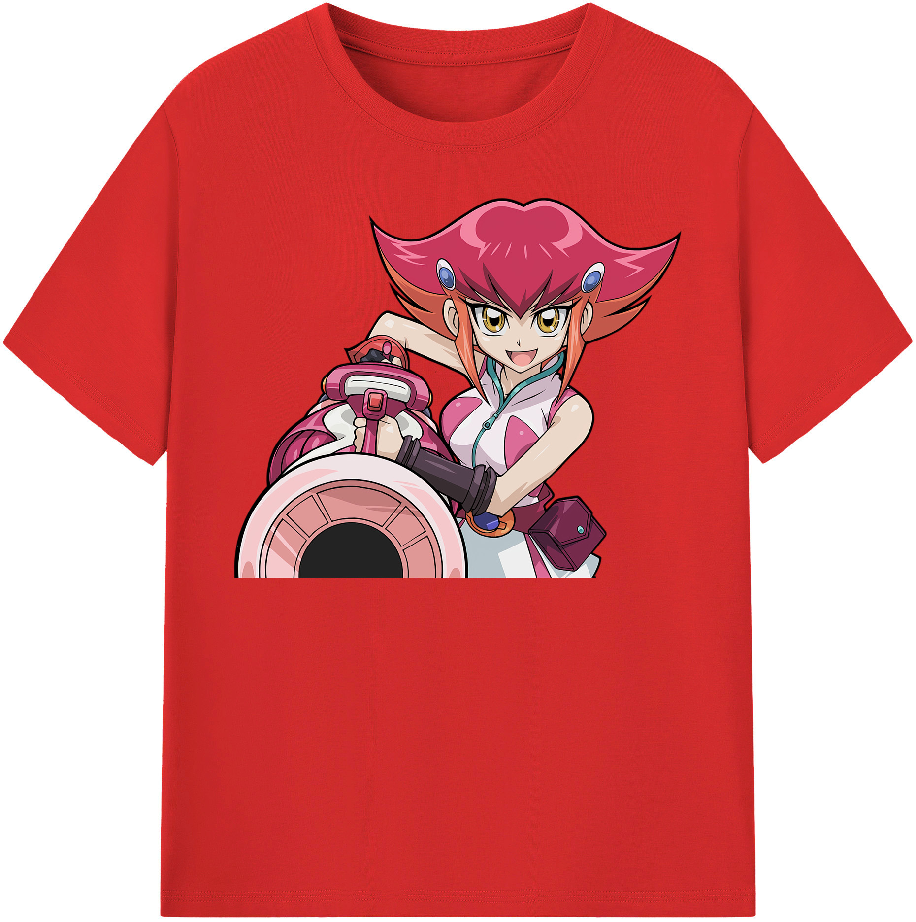 （画像用） 遊☆戯☆王 Yu-Gi-Oh! レディースカジュアルプリントTシャツ（綿100％）