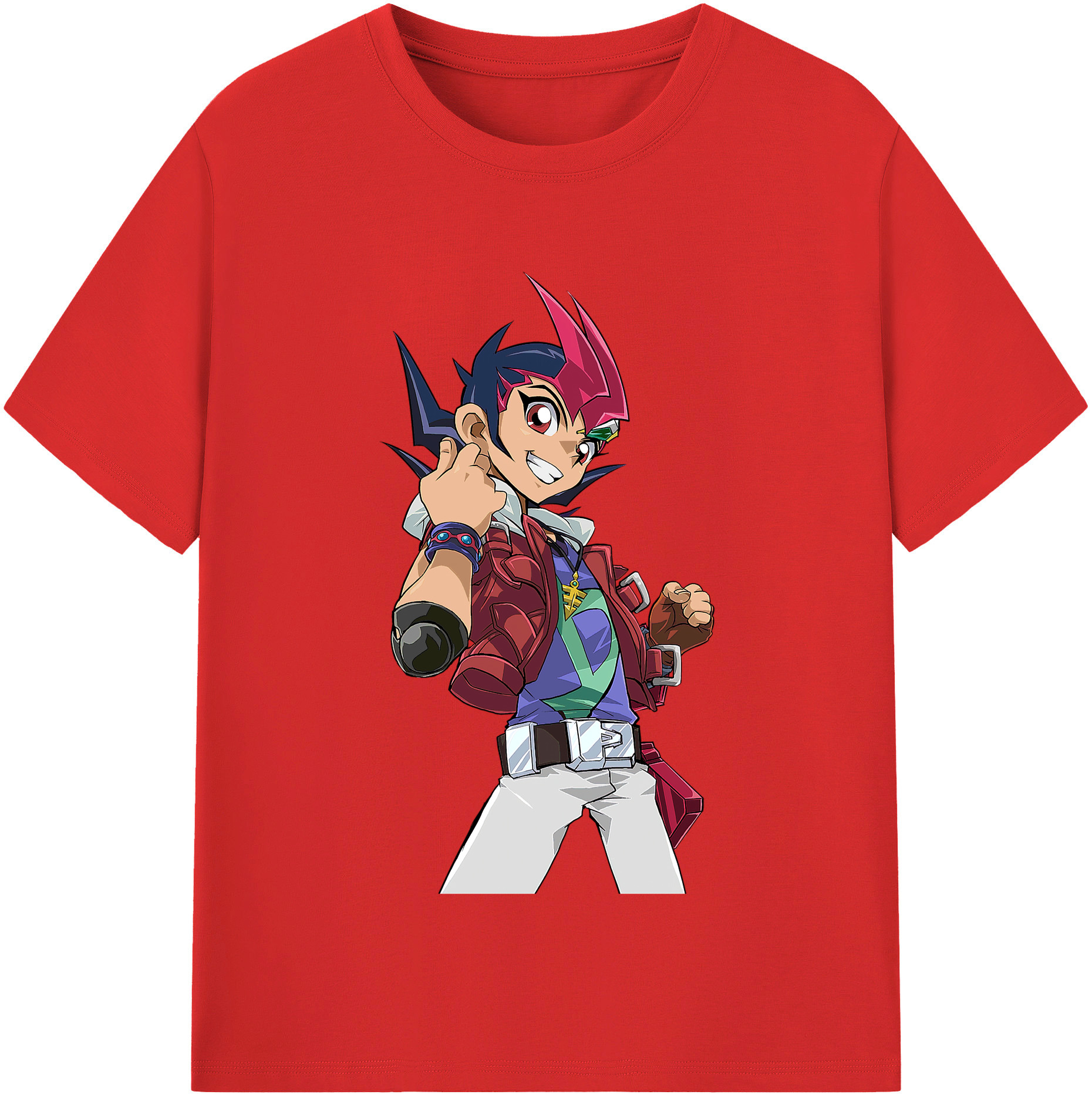 （画像用） 遊☆戯☆王 Yu-Gi-Oh! レディースカジュアルプリントTシャツ（綿100％）