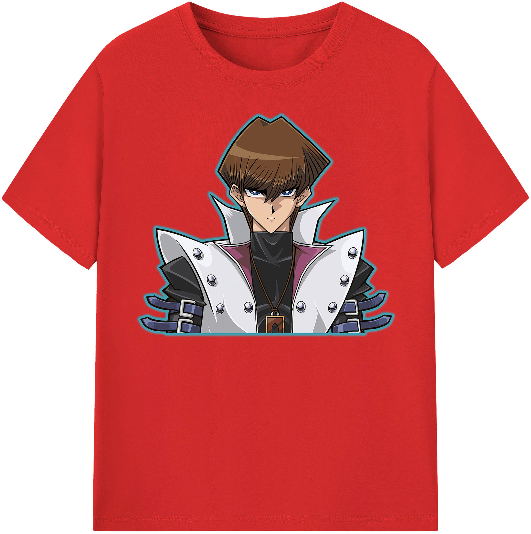 （画像用） 遊☆戯☆王 Yu-Gi-Oh! レディースカジュアルプリントTシャツ（綿100％）
