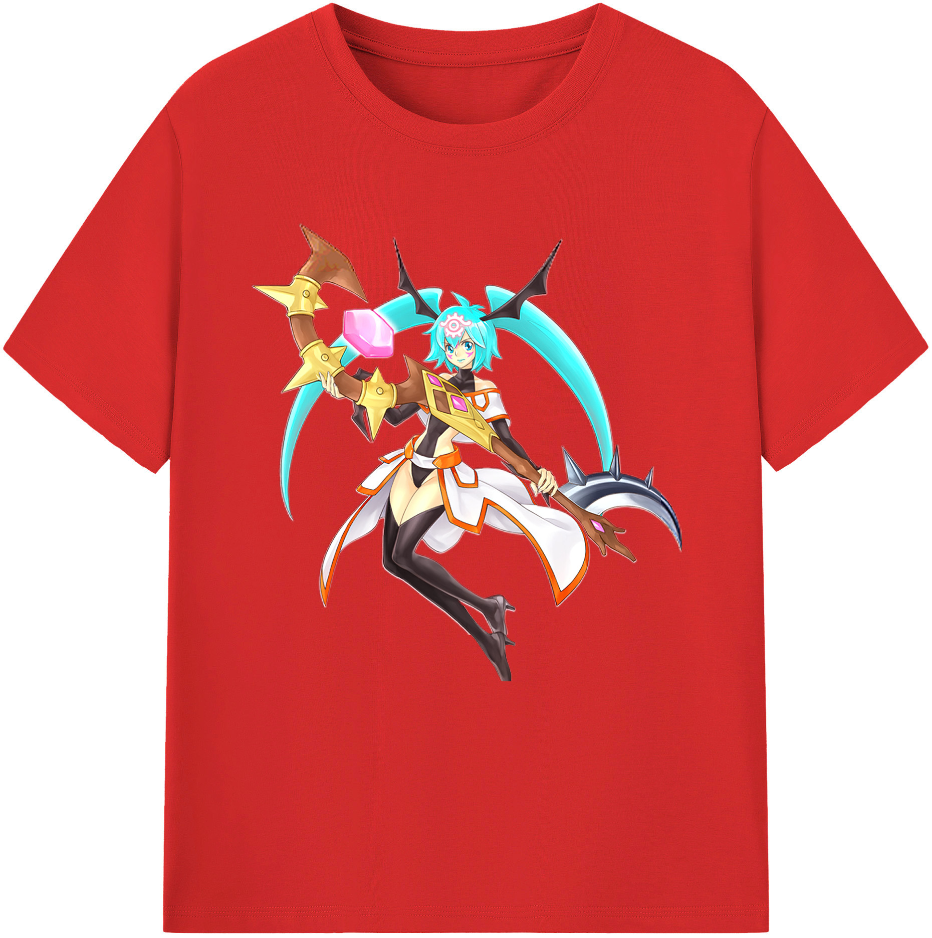 （画像用） 遊☆戯☆王 Yu-Gi-Oh! レディースカジュアルプリントTシャツ（綿100％）