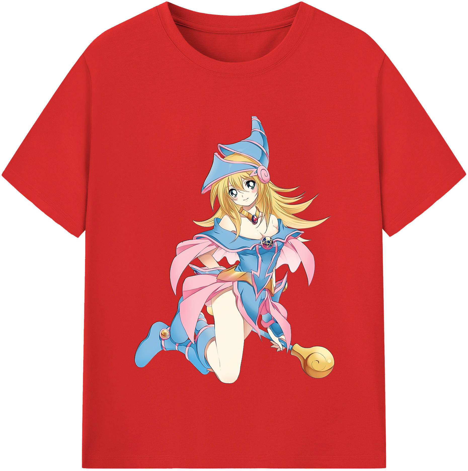 （画像用） 遊☆戯☆王 Yu-Gi-Oh! レディースカジュアルプリントTシャツ（綿100％）