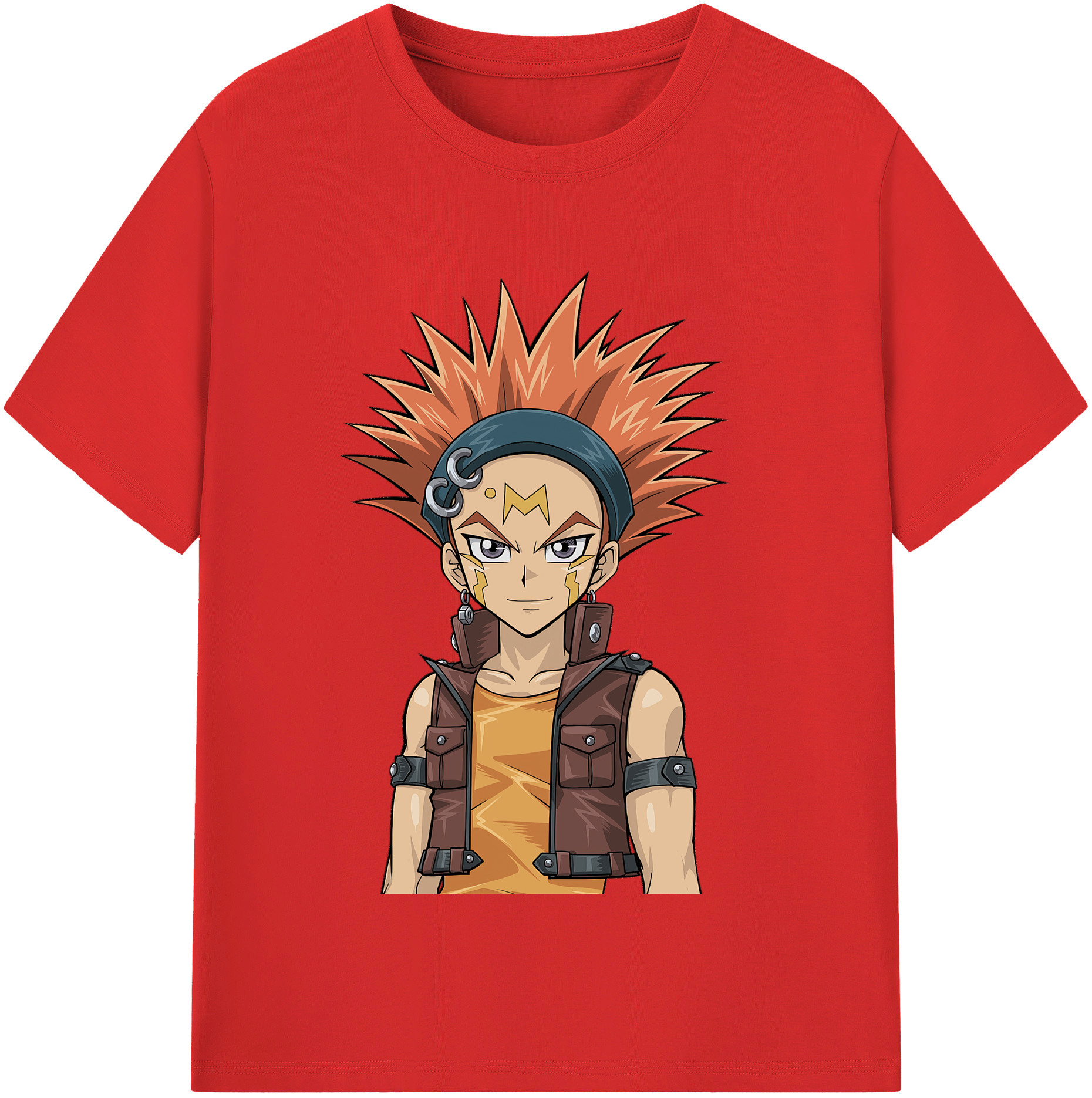 （画像用） 遊☆戯☆王 Yu-Gi-Oh! レディースカジュアルプリントTシャツ（綿100％）