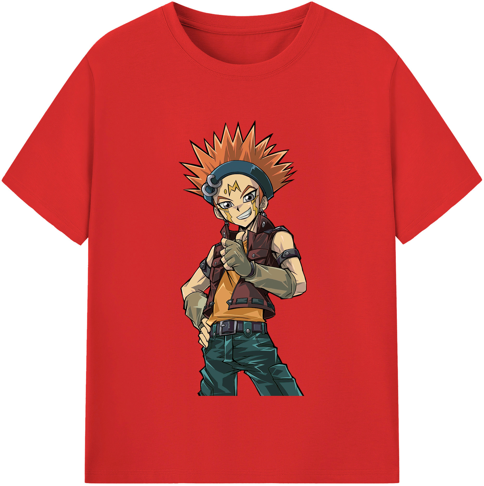 （画像用） 遊☆戯☆王 Yu-Gi-Oh! レディースカジュアルプリントTシャツ（綿100％）