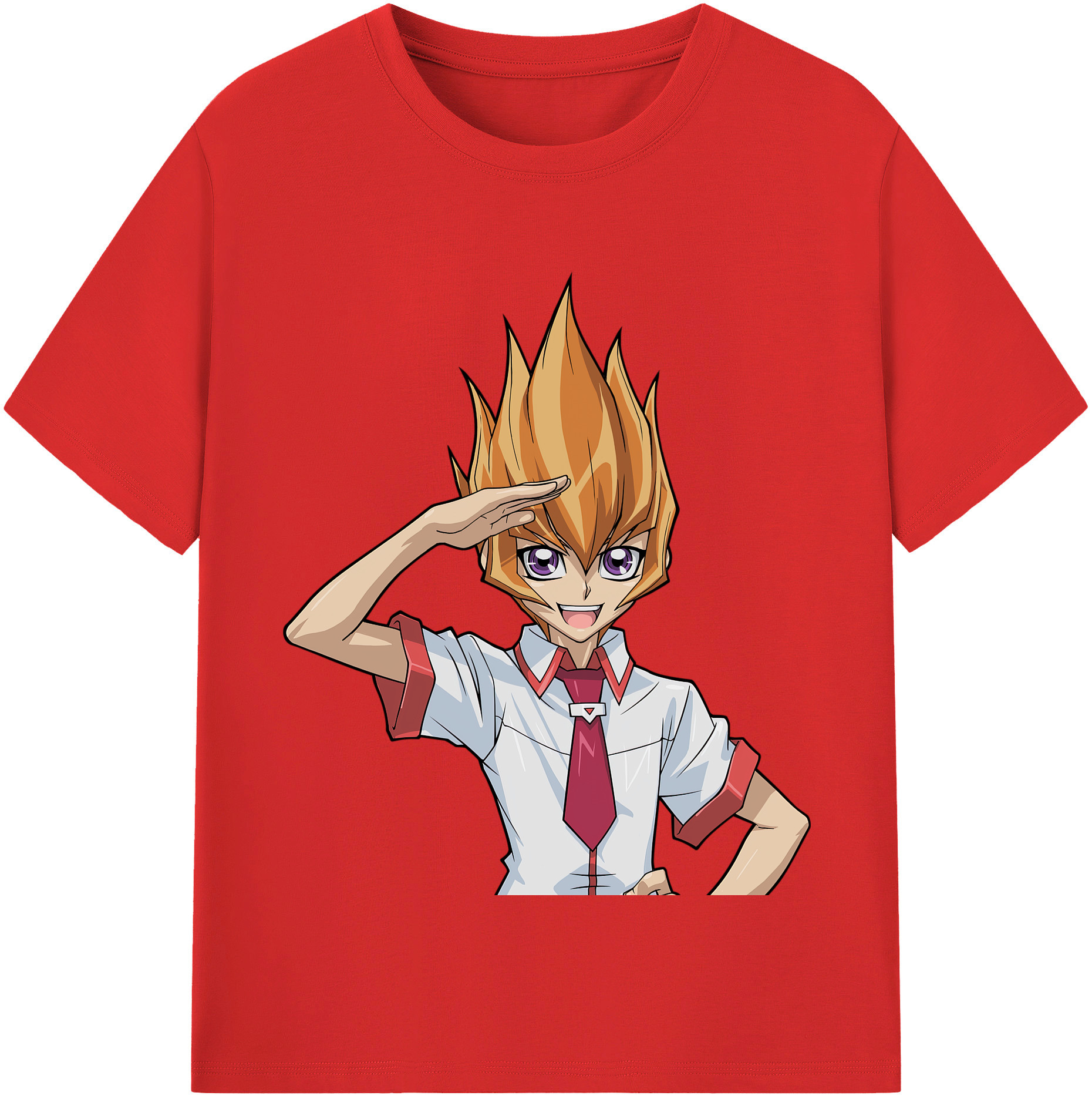 （画像用） 遊☆戯☆王 Yu-Gi-Oh! レディースカジュアルプリントTシャツ（綿100％）