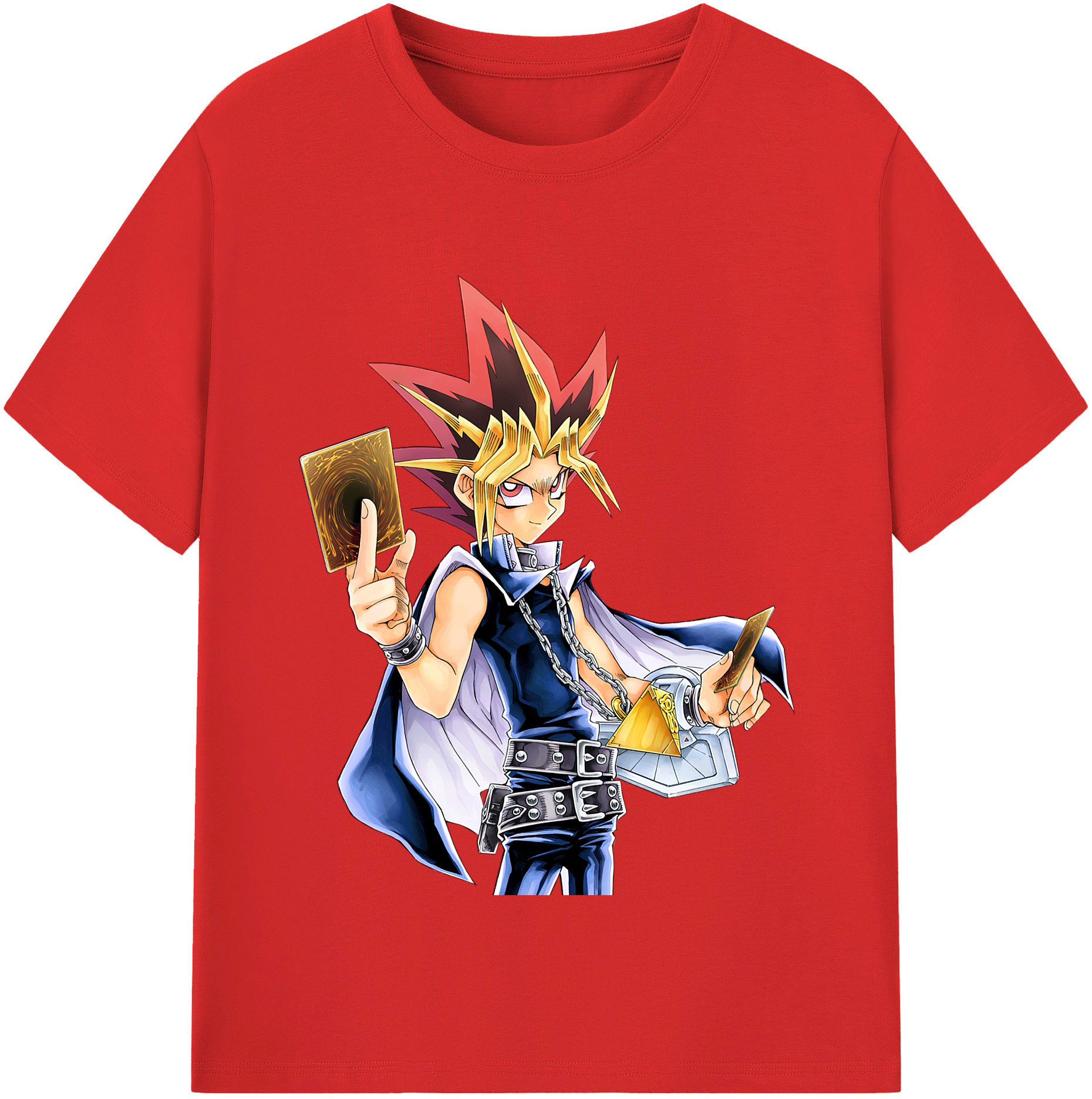 （画像用） 遊☆戯☆王 Yu-Gi-Oh! レディースカジュアルプリントTシャツ（綿100％）
