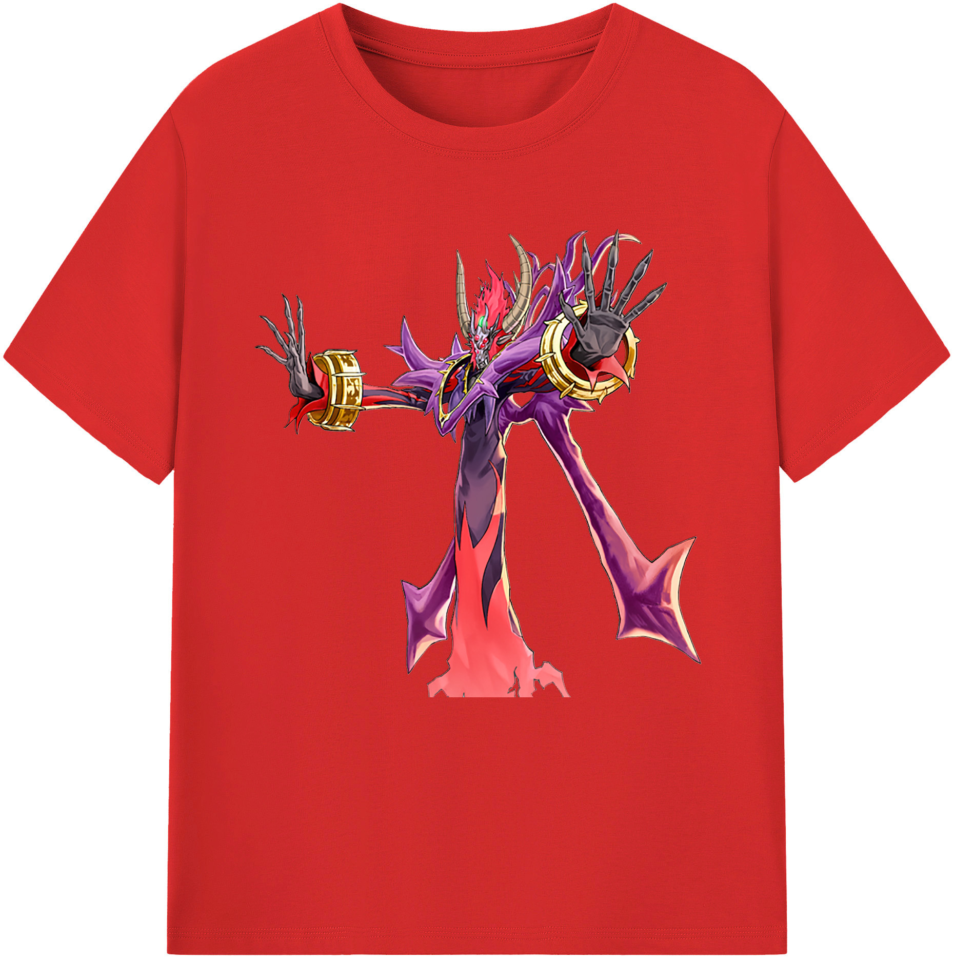 （画像用） 遊☆戯☆王 Yu-Gi-Oh! レディースカジュアルプリントTシャツ（綿100％）