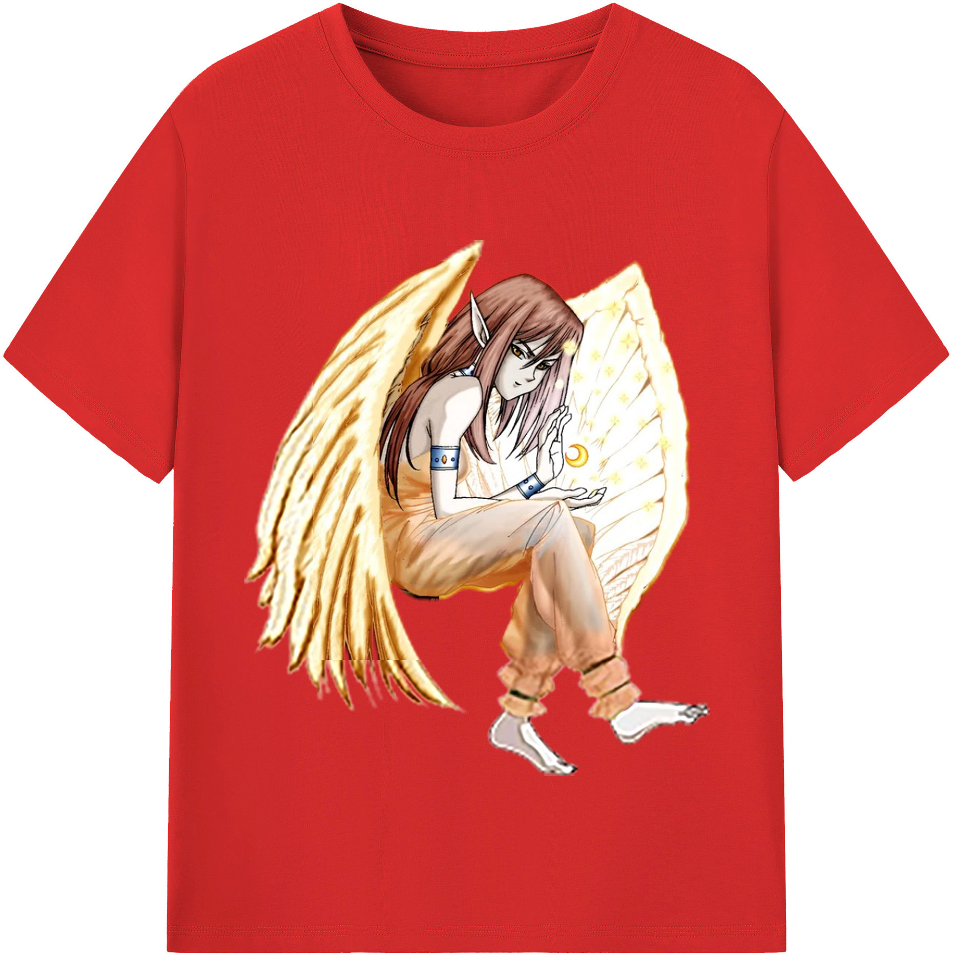（画像用） 遊☆戯☆王 Yu-Gi-Oh! レディースカジュアルプリントTシャツ（綿100％）
