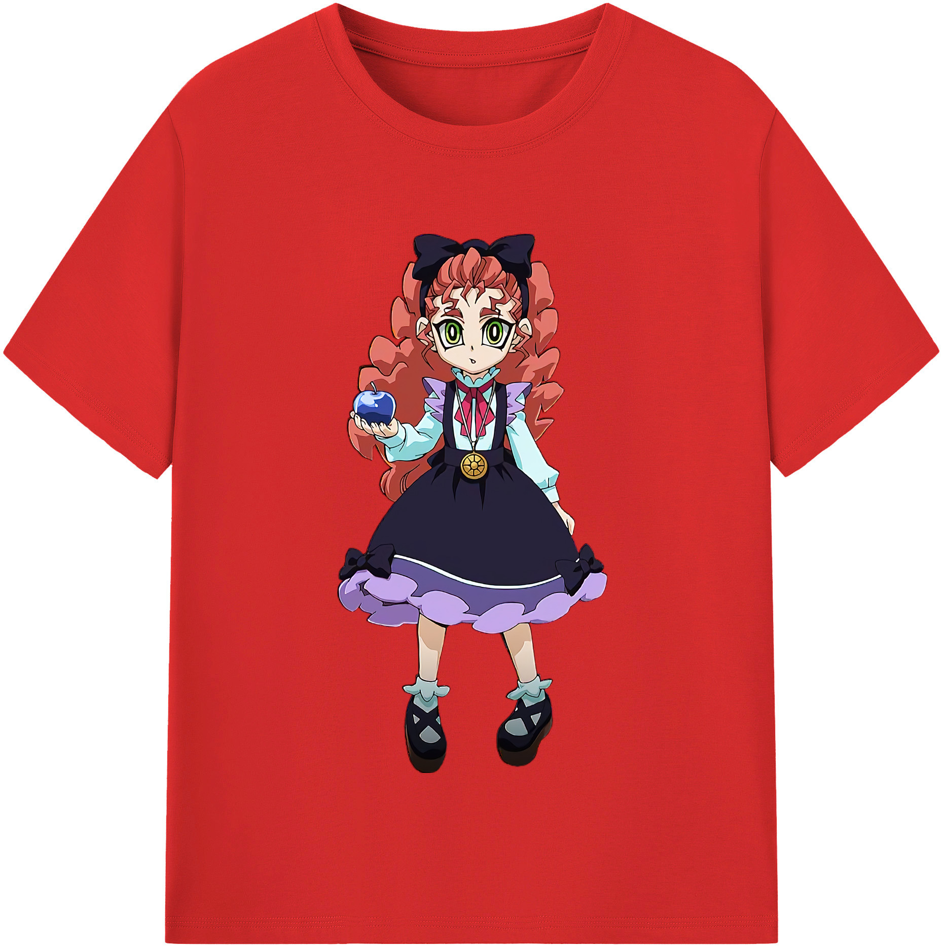 （画像用） 遊☆戯☆王 Yu-Gi-Oh! レディースカジュアルプリントTシャツ（綿100％）