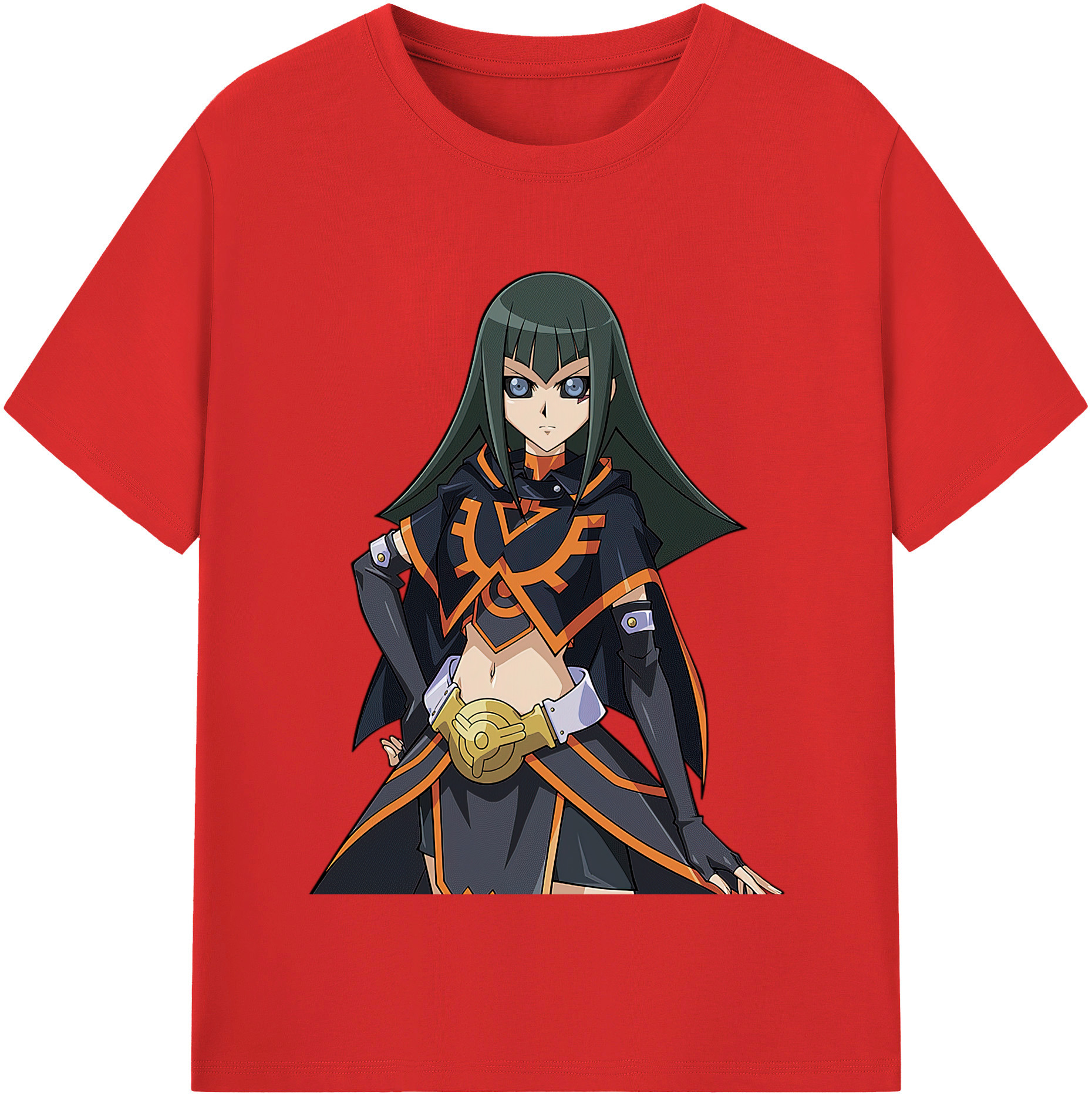 （画像用） 遊☆戯☆王 Yu-Gi-Oh! レディースカジュアルプリントTシャツ（綿100％）