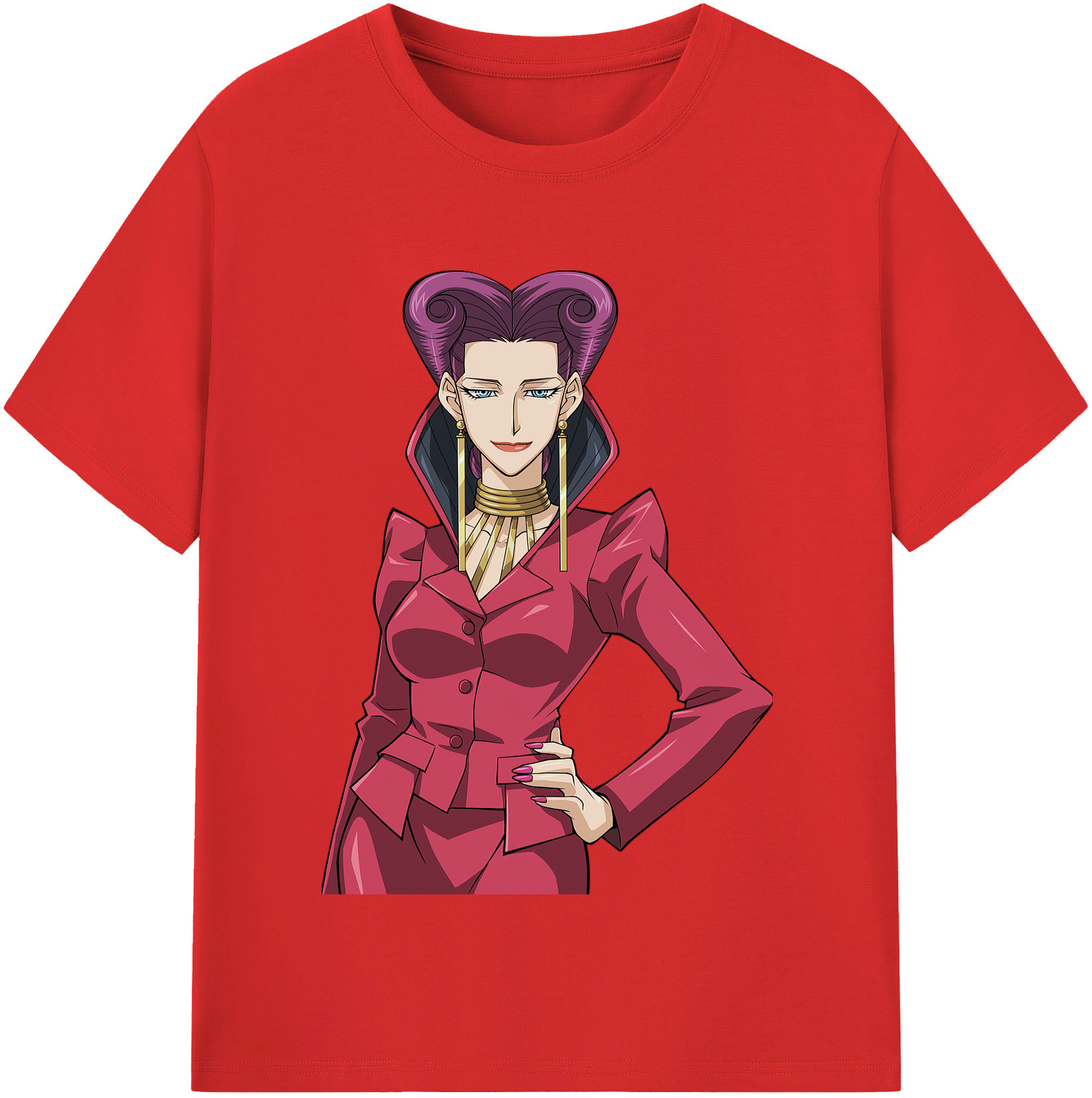 （画像用） 遊☆戯☆王 Yu-Gi-Oh! レディースカジュアルプリントTシャツ（綿100％）