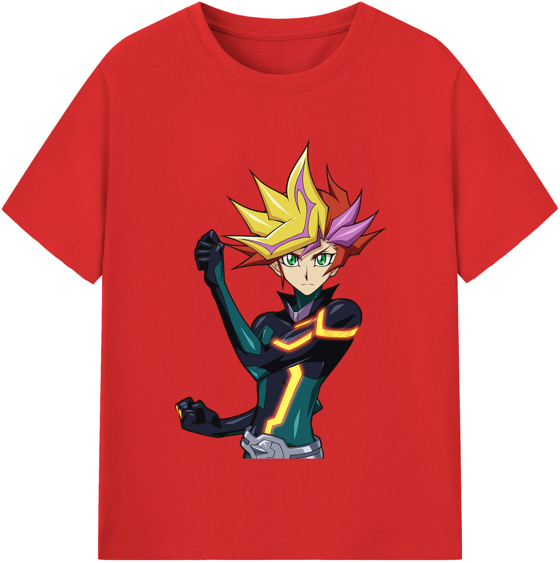 （画像用） 遊☆戯☆王 Yu-Gi-Oh! レディースカジュアルプリントTシャツ（綿100％）
