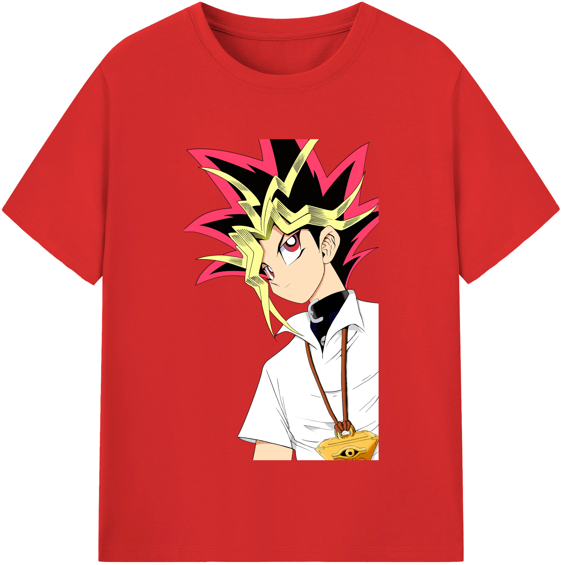 （画像用） 遊☆戯☆王 Yu-Gi-Oh! レディースカジュアルプリントTシャツ（綿100％）