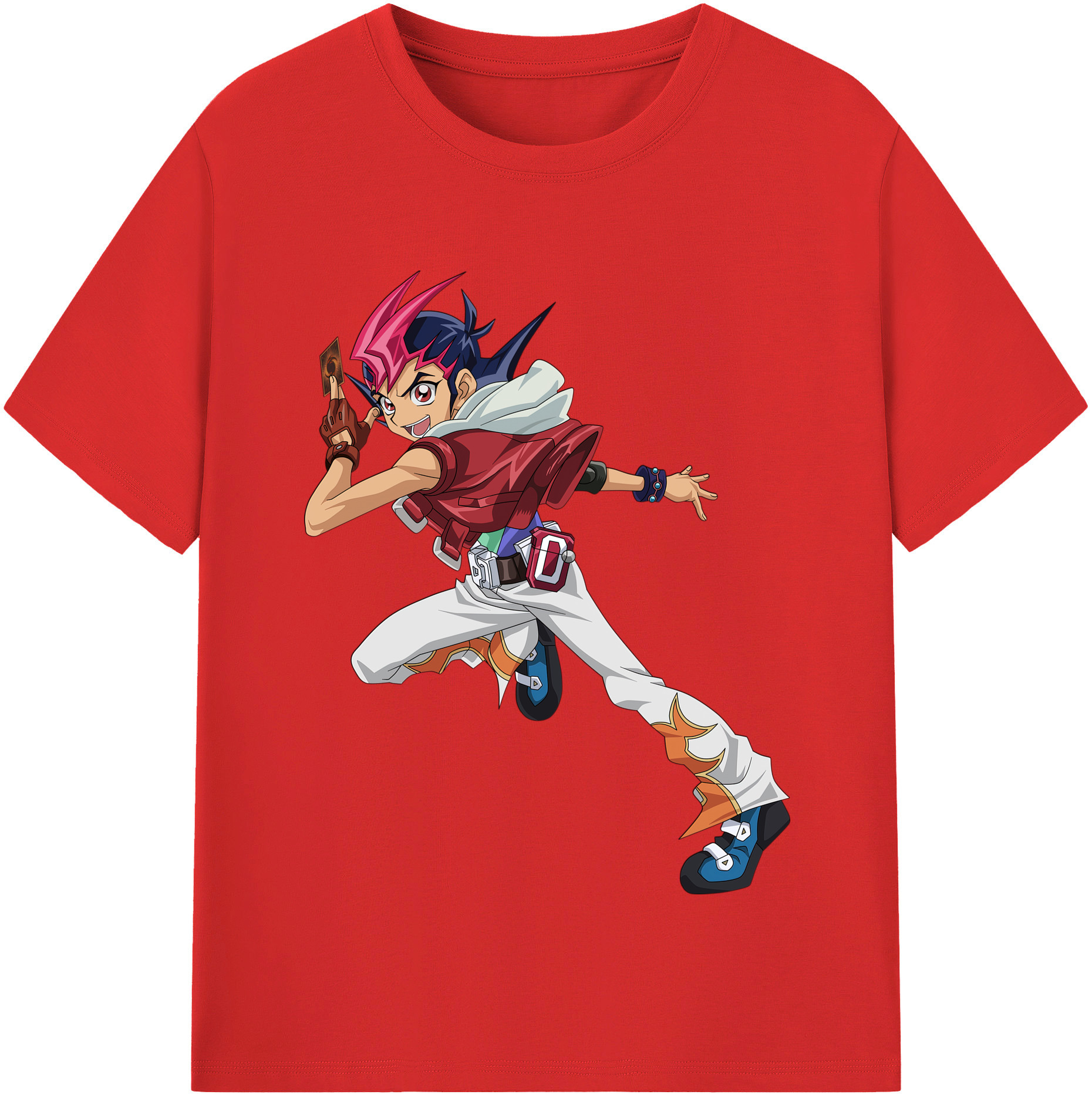 （画像用） 遊☆戯☆王 Yu-Gi-Oh! レディースカジュアルプリントTシャツ（綿100％）