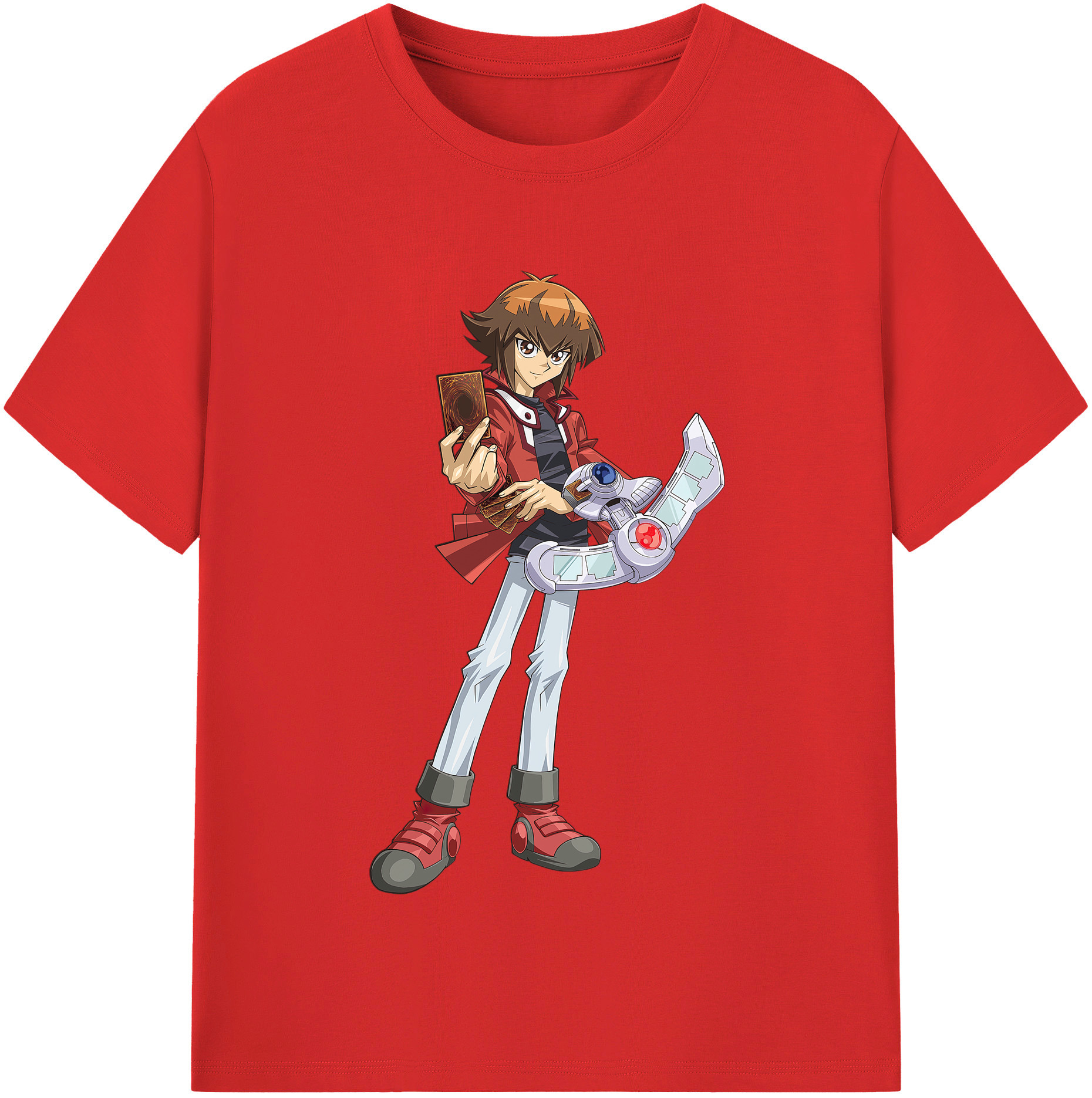 （画像用） 遊☆戯☆王 Yu-Gi-Oh! レディースカジュアルプリントTシャツ（綿100％）