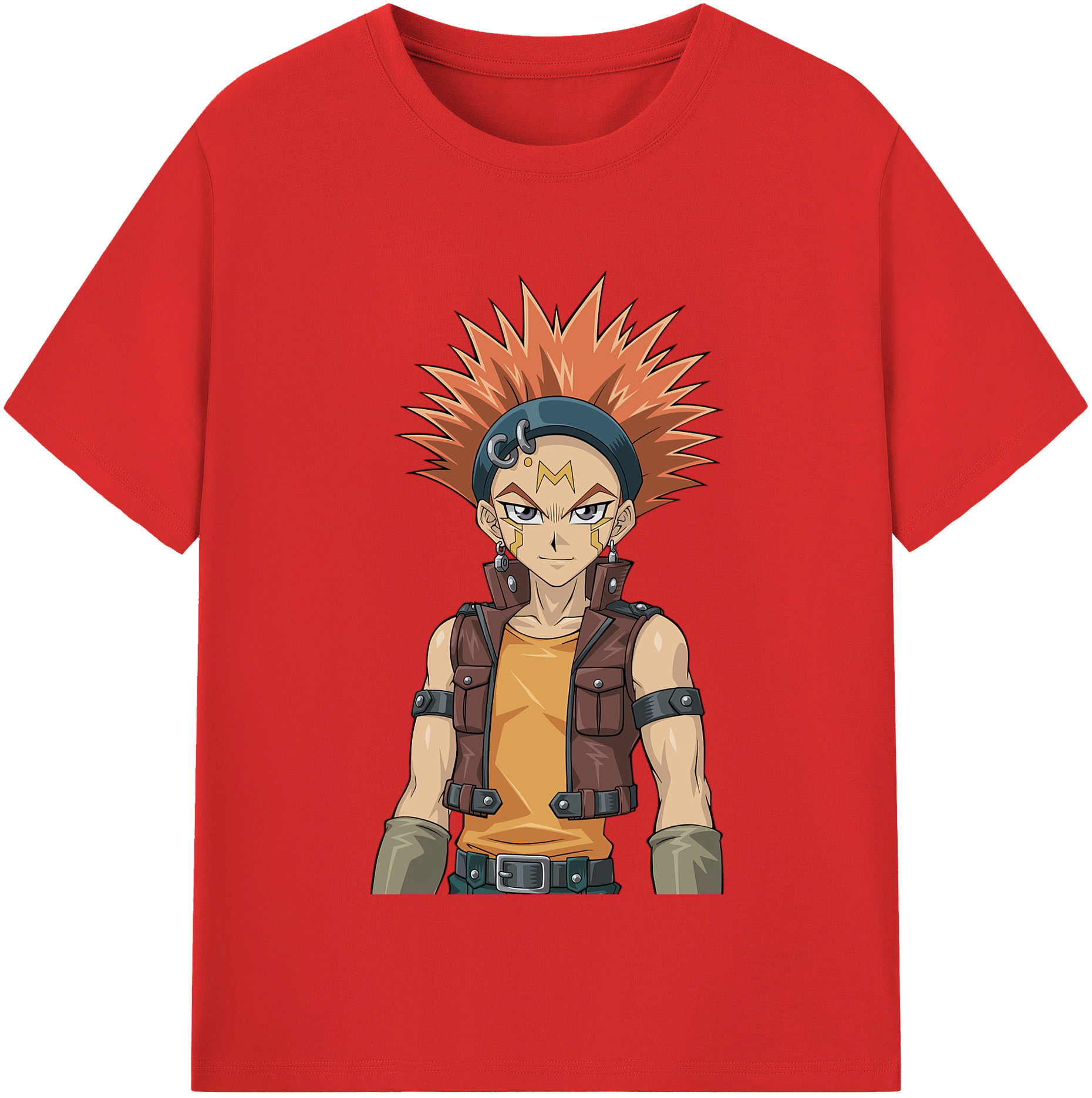 （画像用） 遊☆戯☆王 Yu-Gi-Oh! レディースカジュアルプリントTシャツ（綿100％）