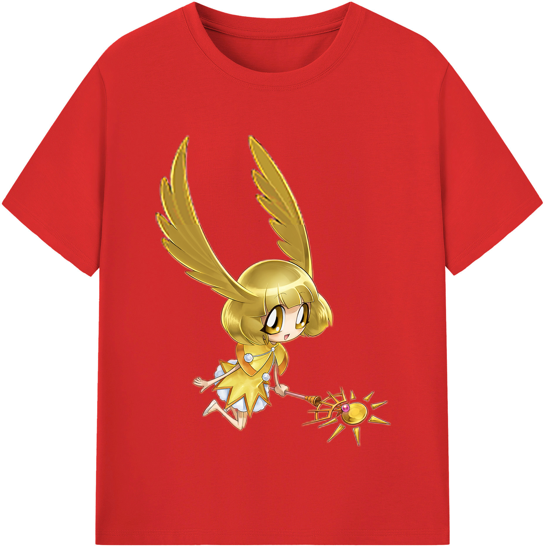 （画像用） 遊☆戯☆王 Yu-Gi-Oh! レディースカジュアルプリントTシャツ（綿100％）