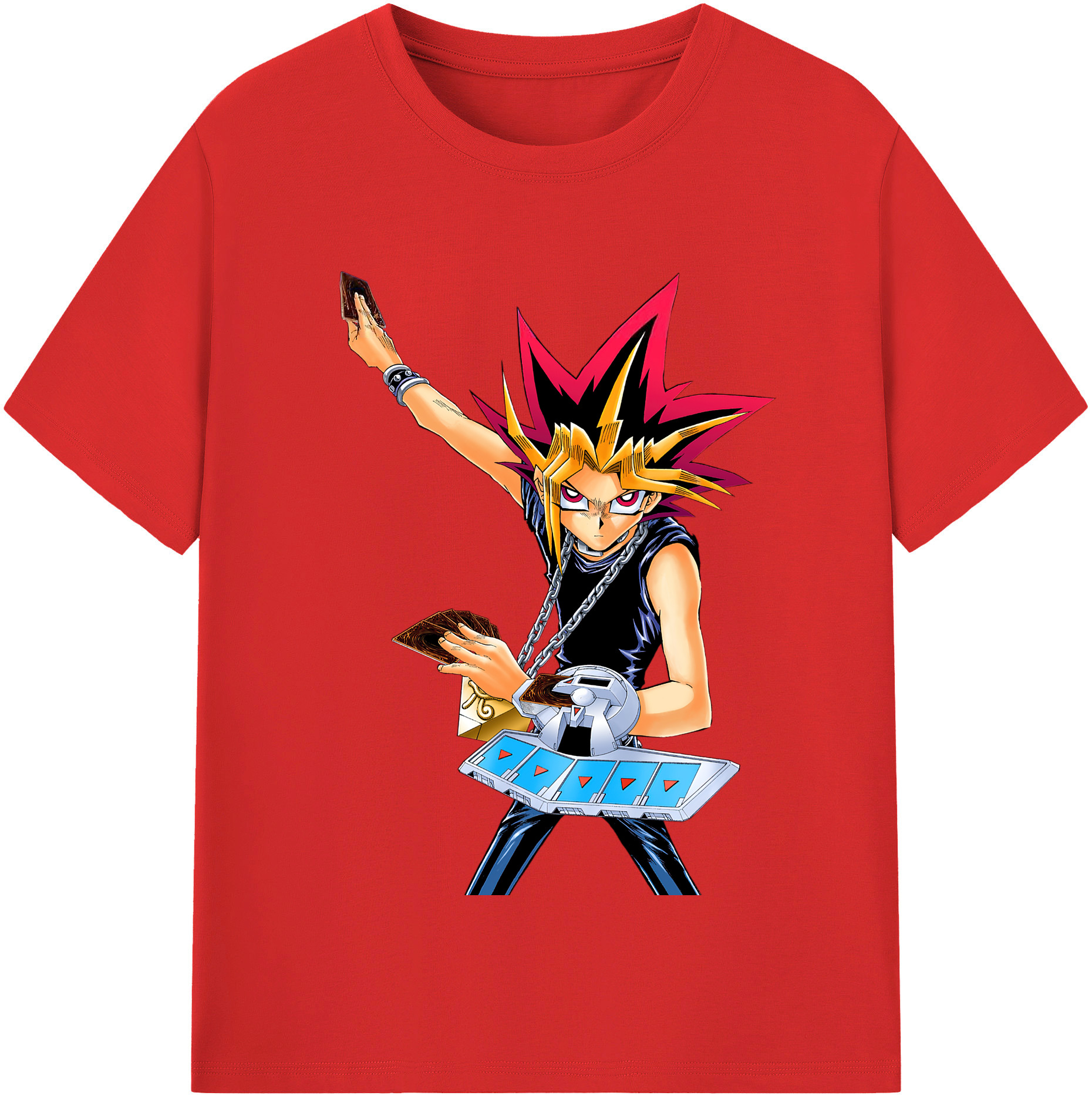 （画像用） 遊☆戯☆王 Yu-Gi-Oh! レディースカジュアルプリントTシャツ（綿100％）