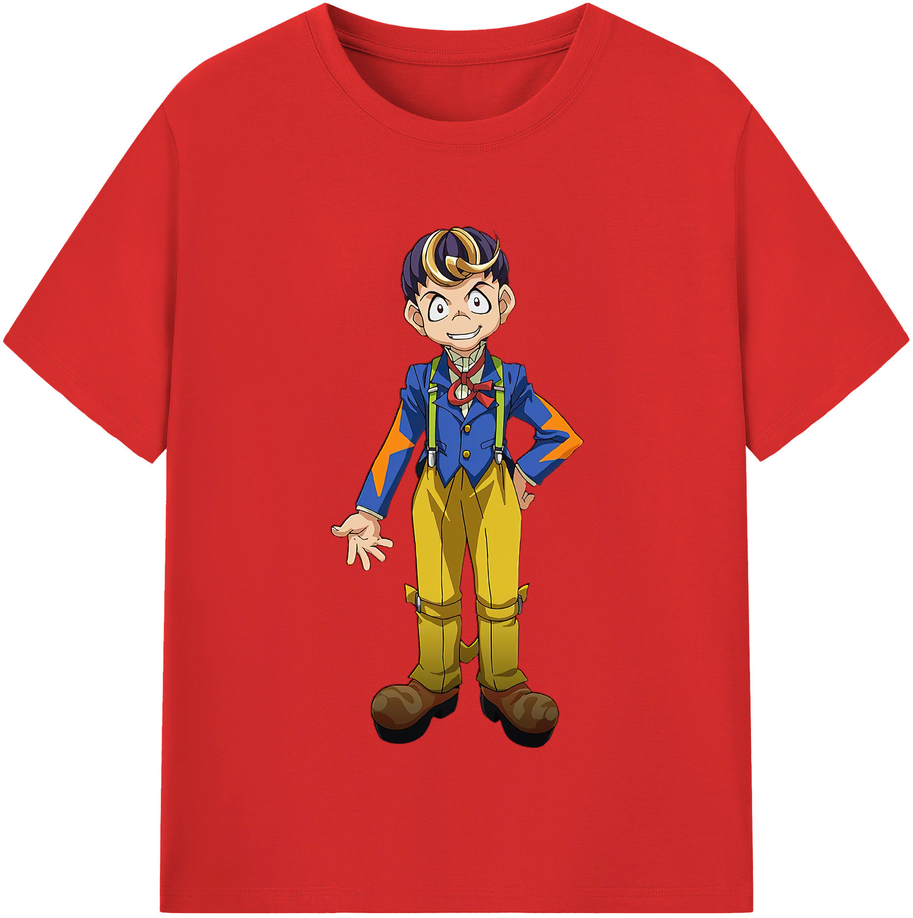 （画像用） 遊☆戯☆王 Yu-Gi-Oh! レディースカジュアルプリントTシャツ（綿100％）