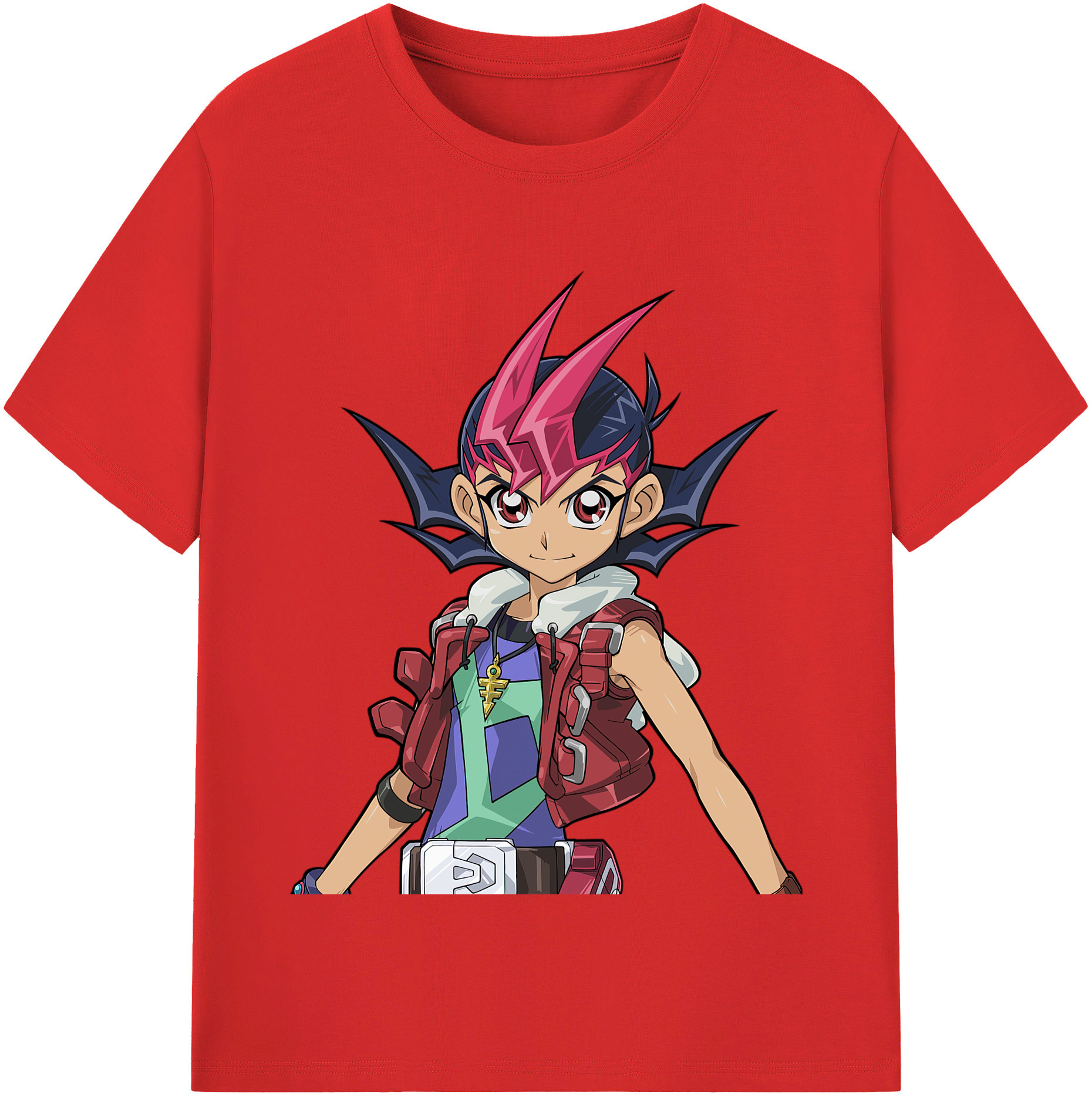 （画像用） 遊☆戯☆王 Yu-Gi-Oh! レディースカジュアルプリントTシャツ（綿100％）