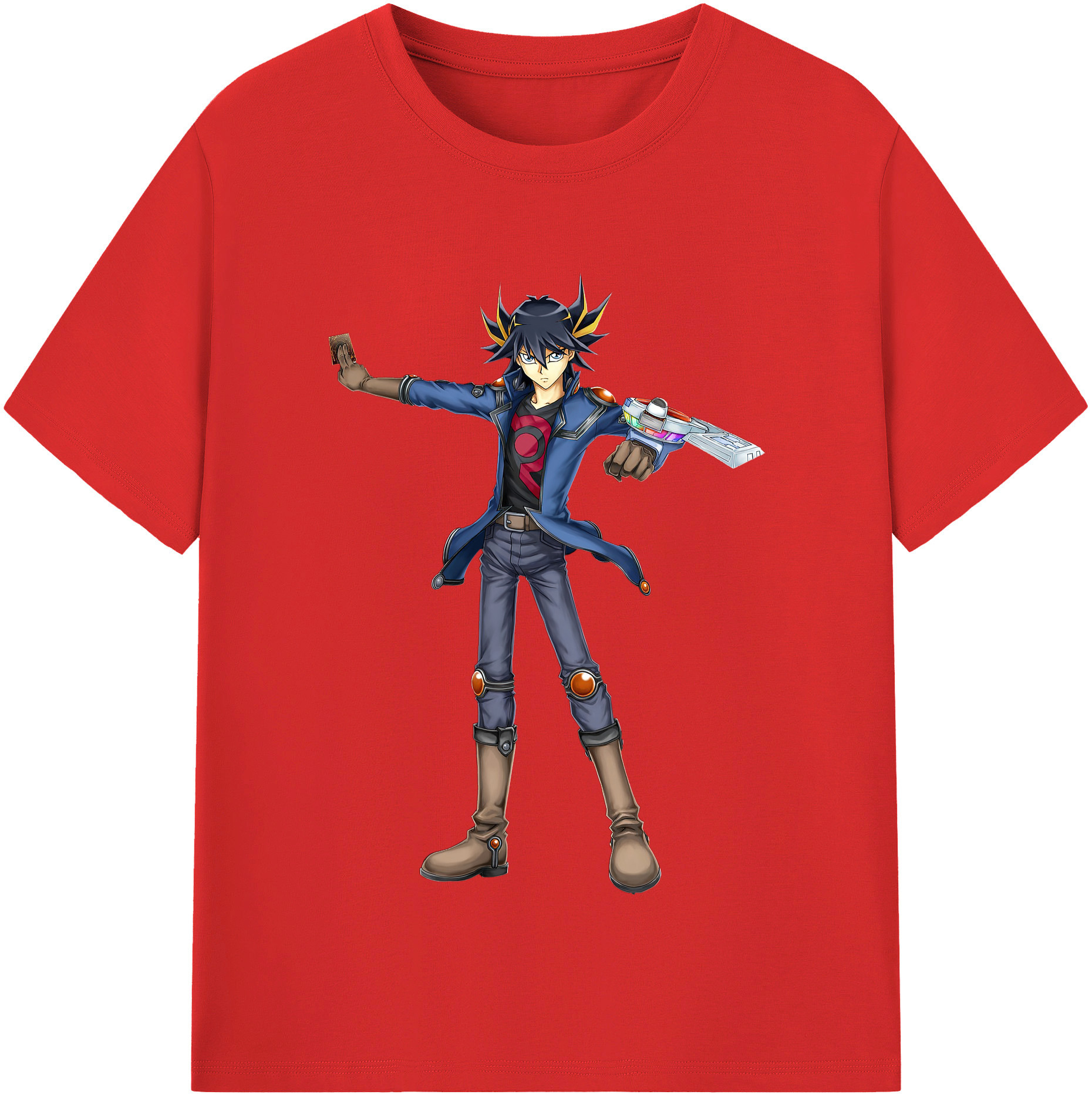 （画像用） 遊☆戯☆王 Yu-Gi-Oh! レディースカジュアルプリントTシャツ（綿100％）