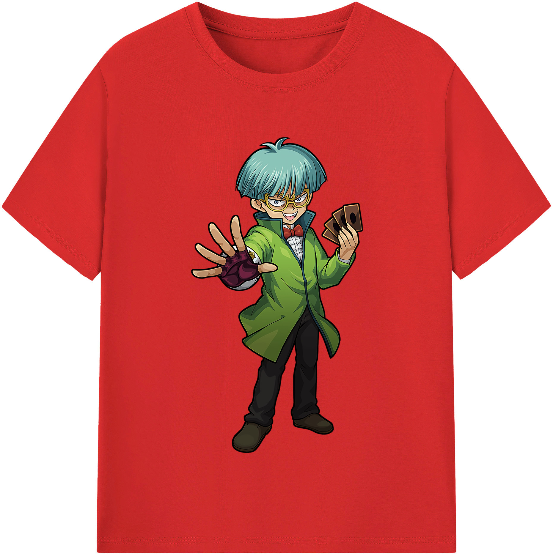 （画像用） 遊☆戯☆王 Yu-Gi-Oh! レディースカジュアルプリントTシャツ（綿100％）