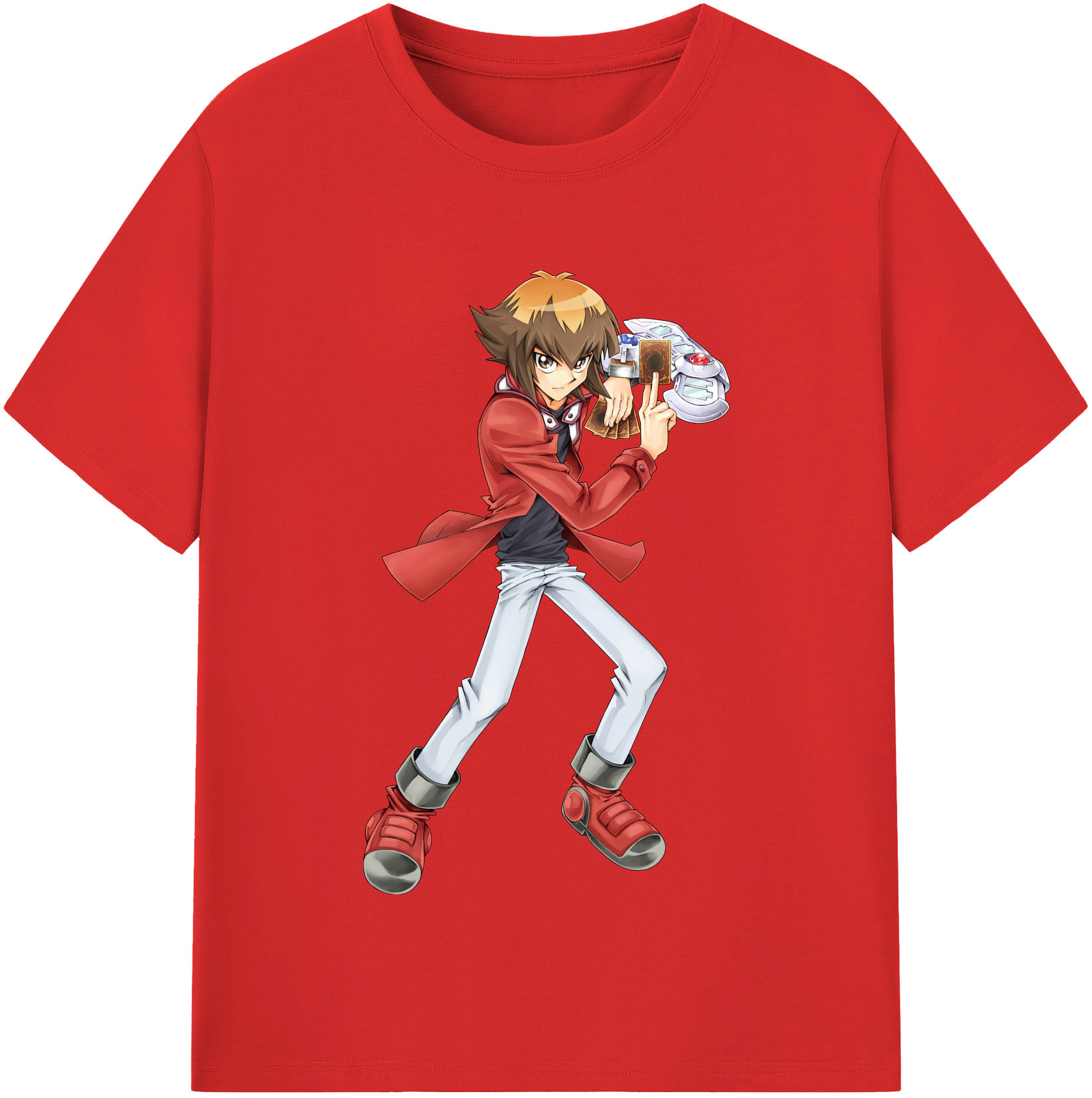 （画像用） 遊☆戯☆王 Yu-Gi-Oh! レディースカジュアルプリントTシャツ（綿100％）