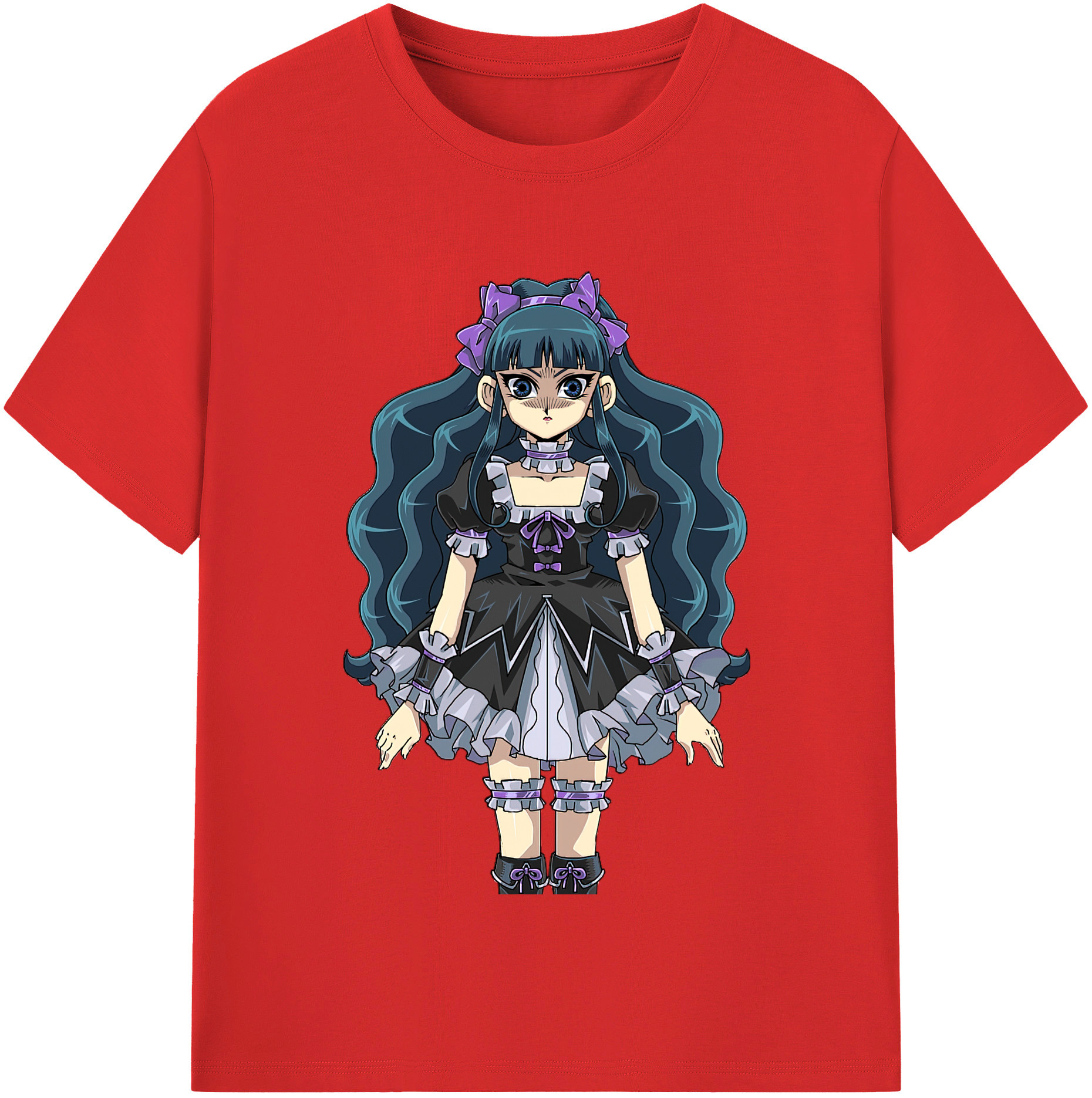 （画像用） 遊☆戯☆王 Yu-Gi-Oh! レディースカジュアルプリントTシャツ（綿100％）