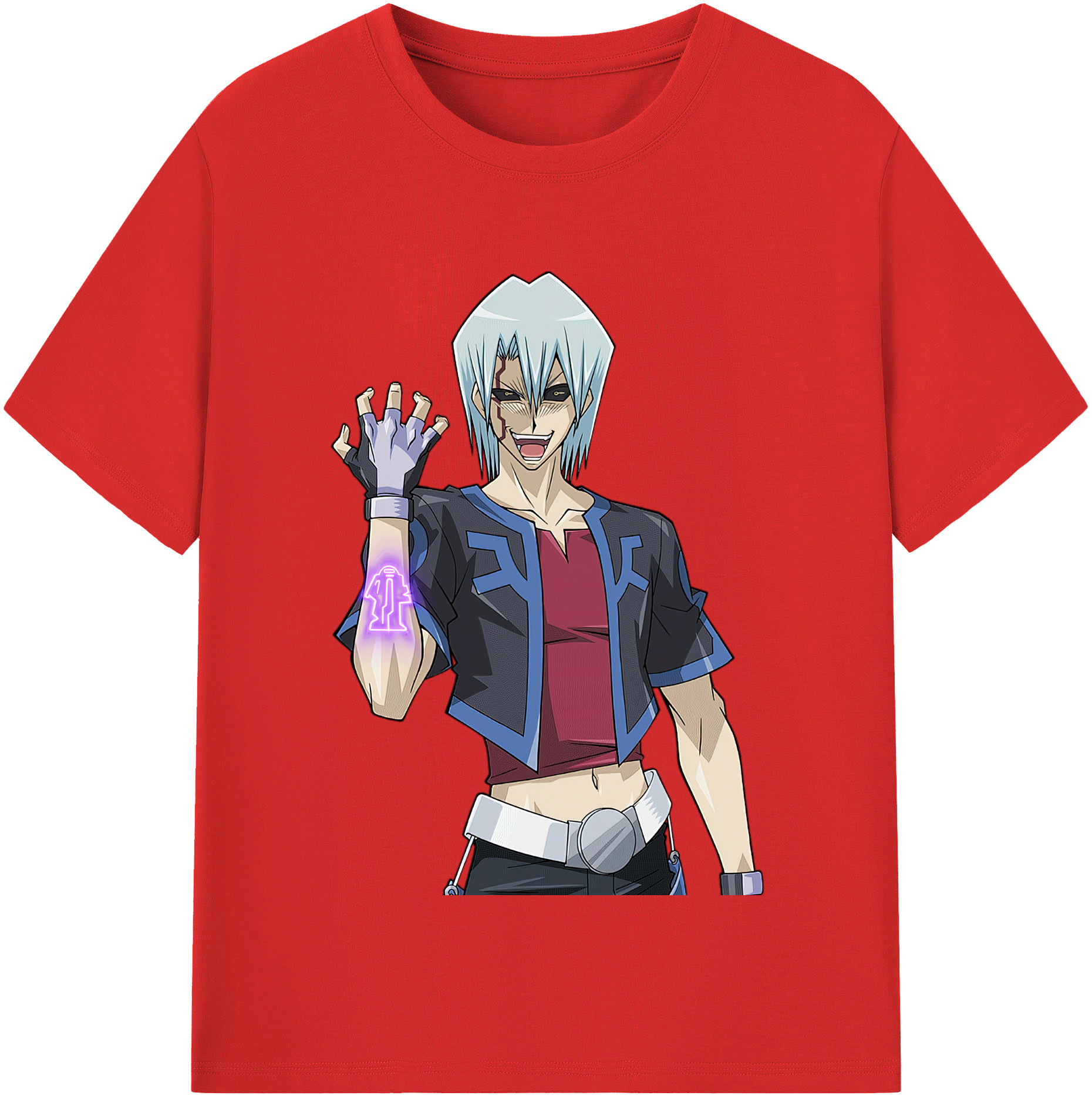 （画像用） 遊☆戯☆王 Yu-Gi-Oh! レディースカジュアルプリントTシャツ（綿100％）