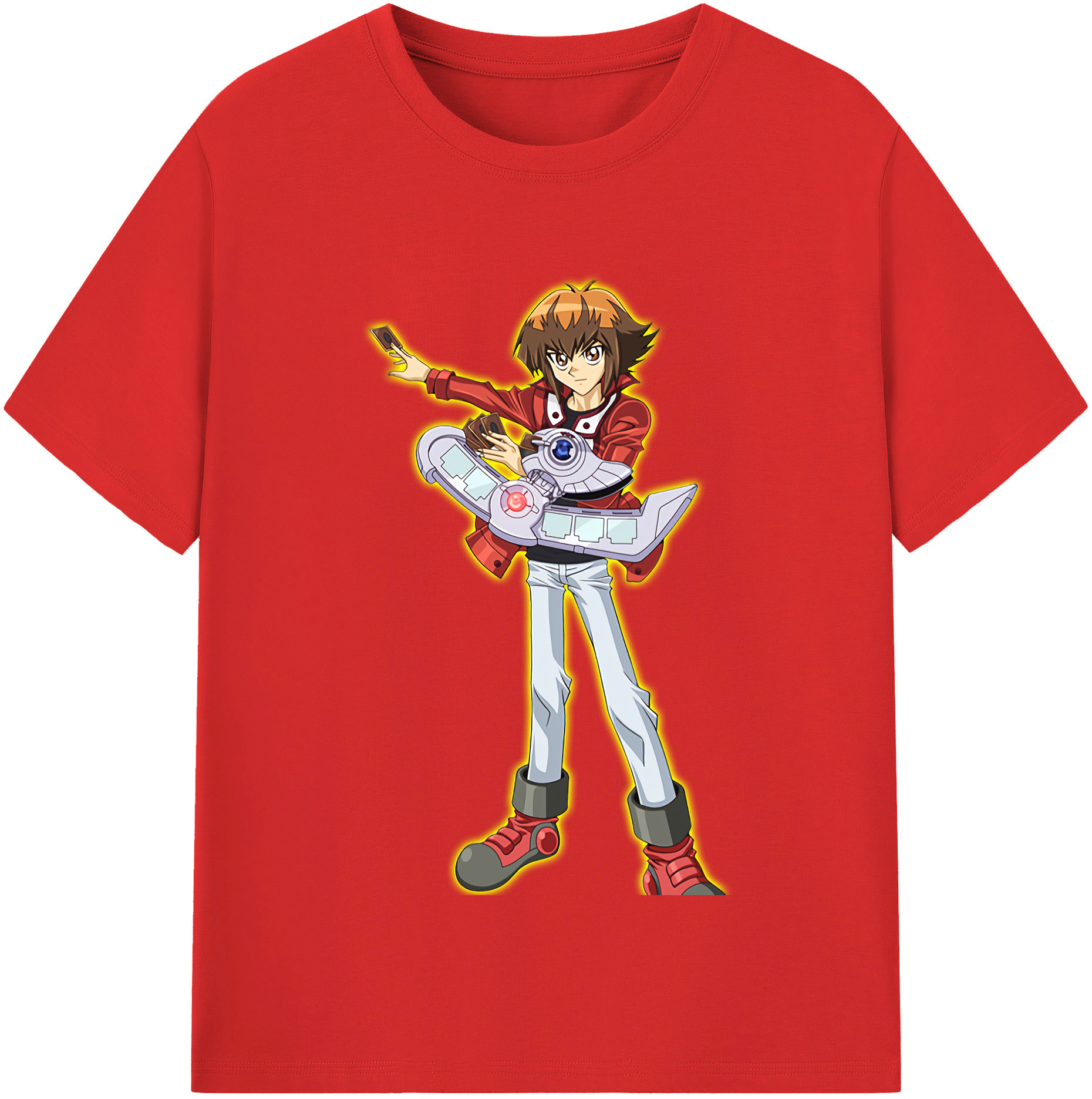 （画像用） 遊☆戯☆王 Yu-Gi-Oh! レディースカジュアルプリントTシャツ（綿100％）